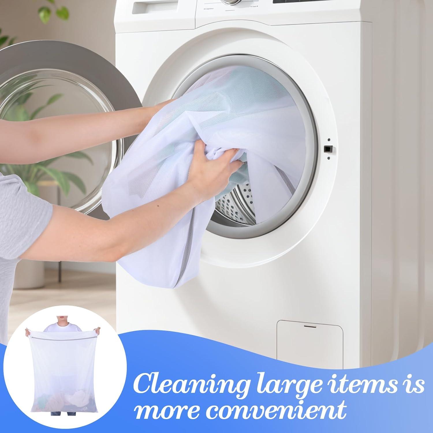 8 Piezas Bolsas de Lavandería de Malla Exclaith - 2 Tamaños