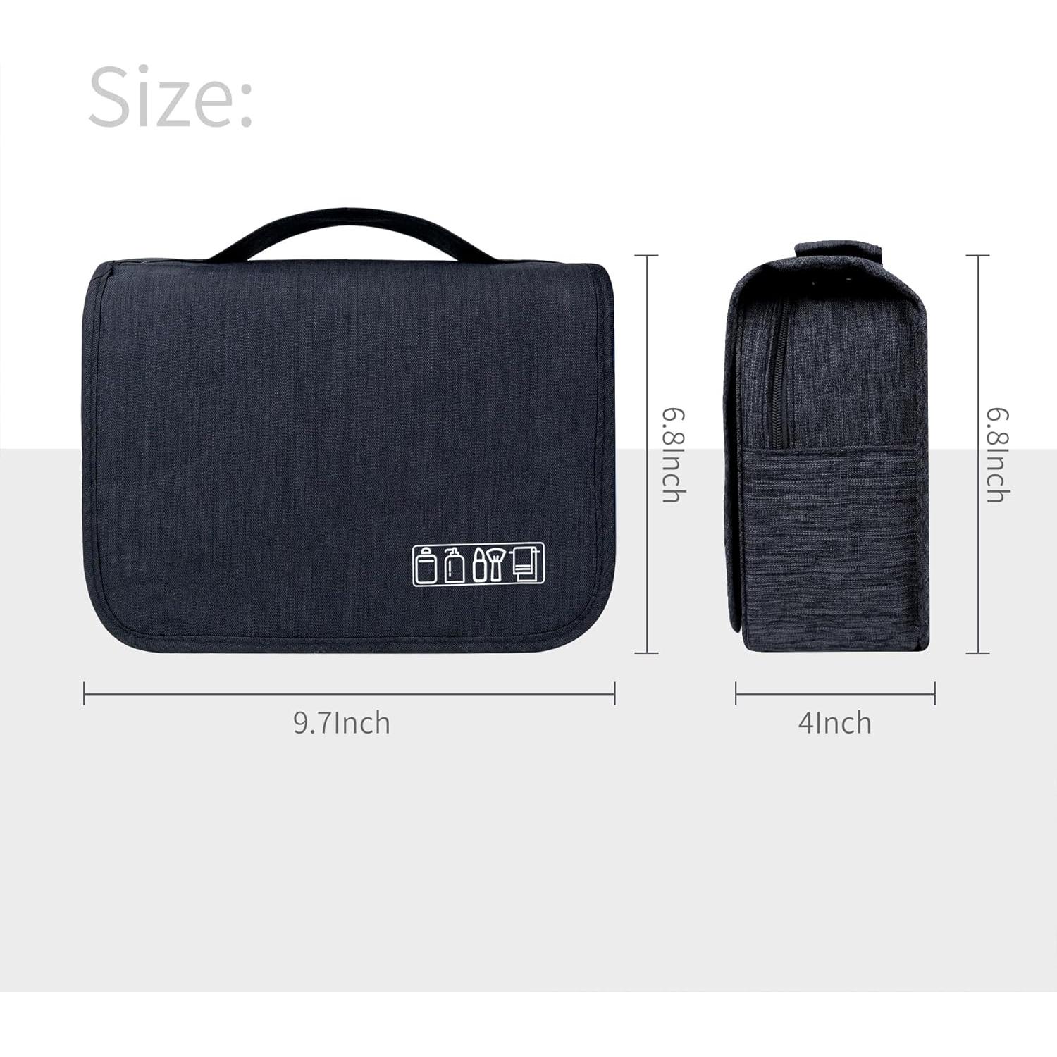 Bolsa de Aseo Lcsmaokin Impermeable Gran Capacidad Negra