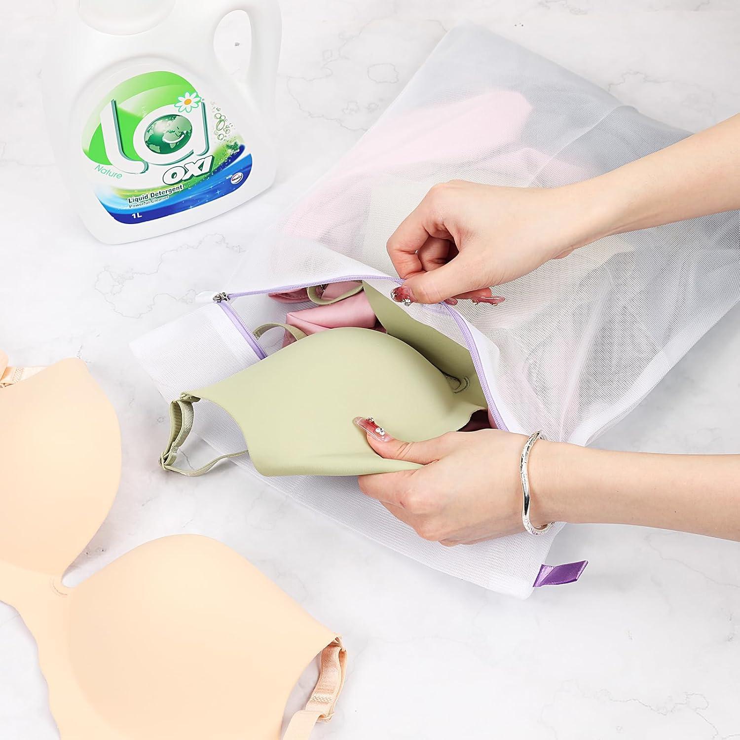 Bolsa de Lavandería NICOGENA 4 Pcs Malla Fina 30x40 cm