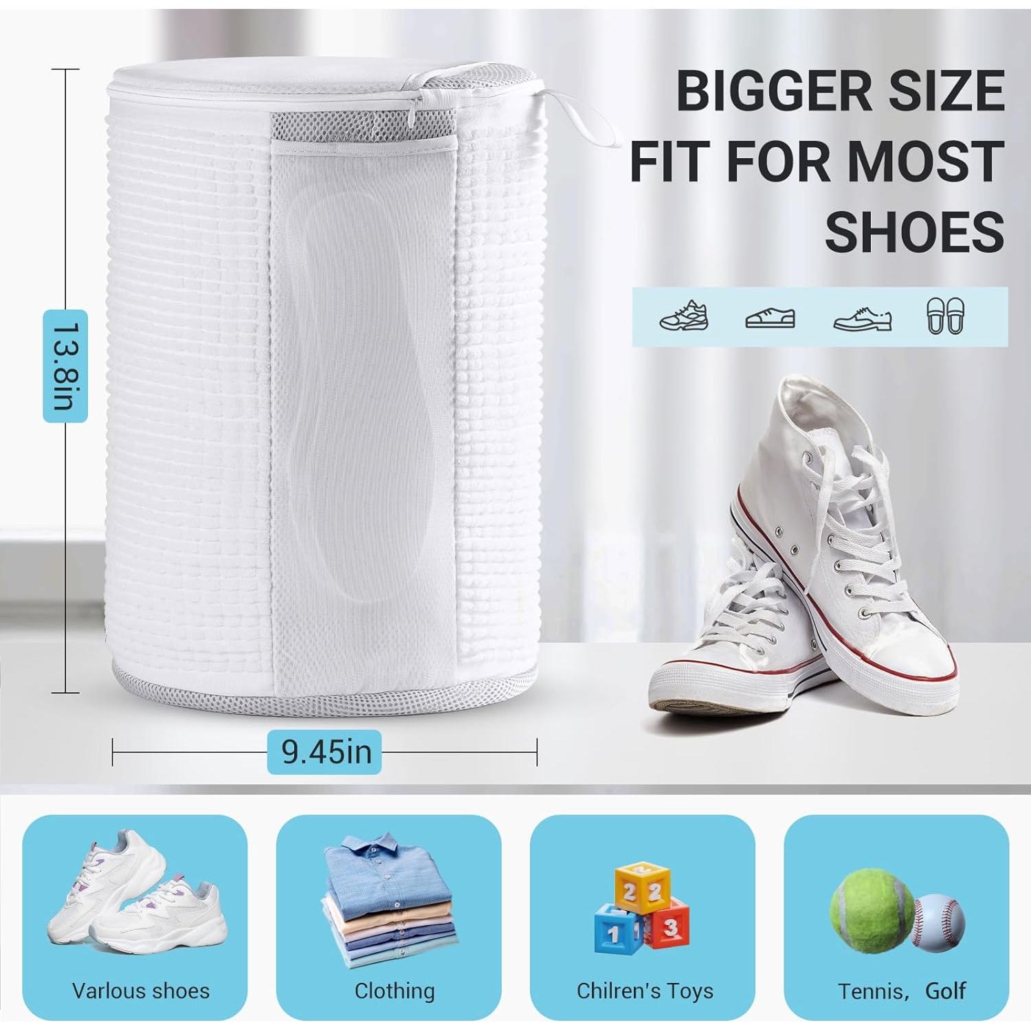 Bolsa de Lavandería para Zapatos Teletrogy 24x35 cm con 2 Zonas