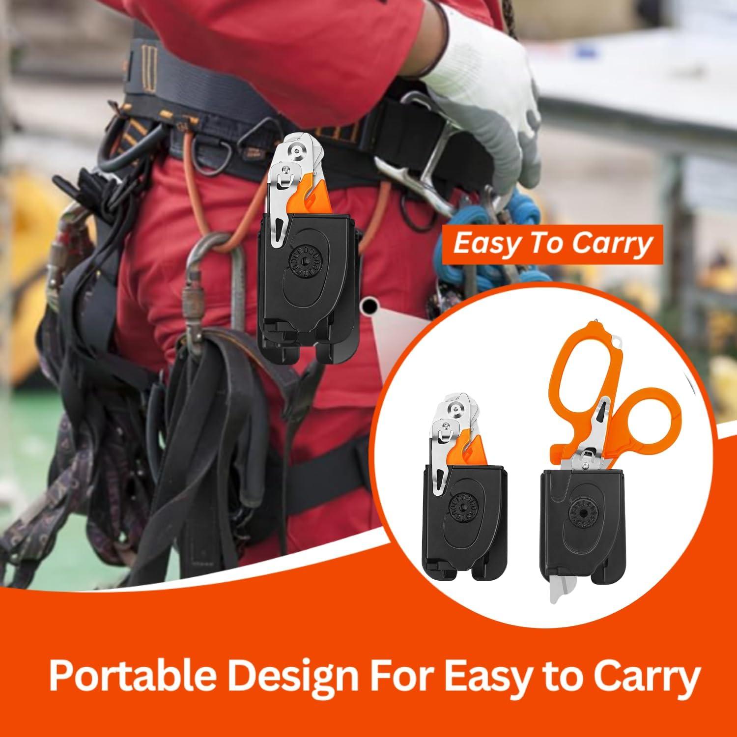 Tijeras de Trauma Plegables X.I. Products 6 en 1 Naranja