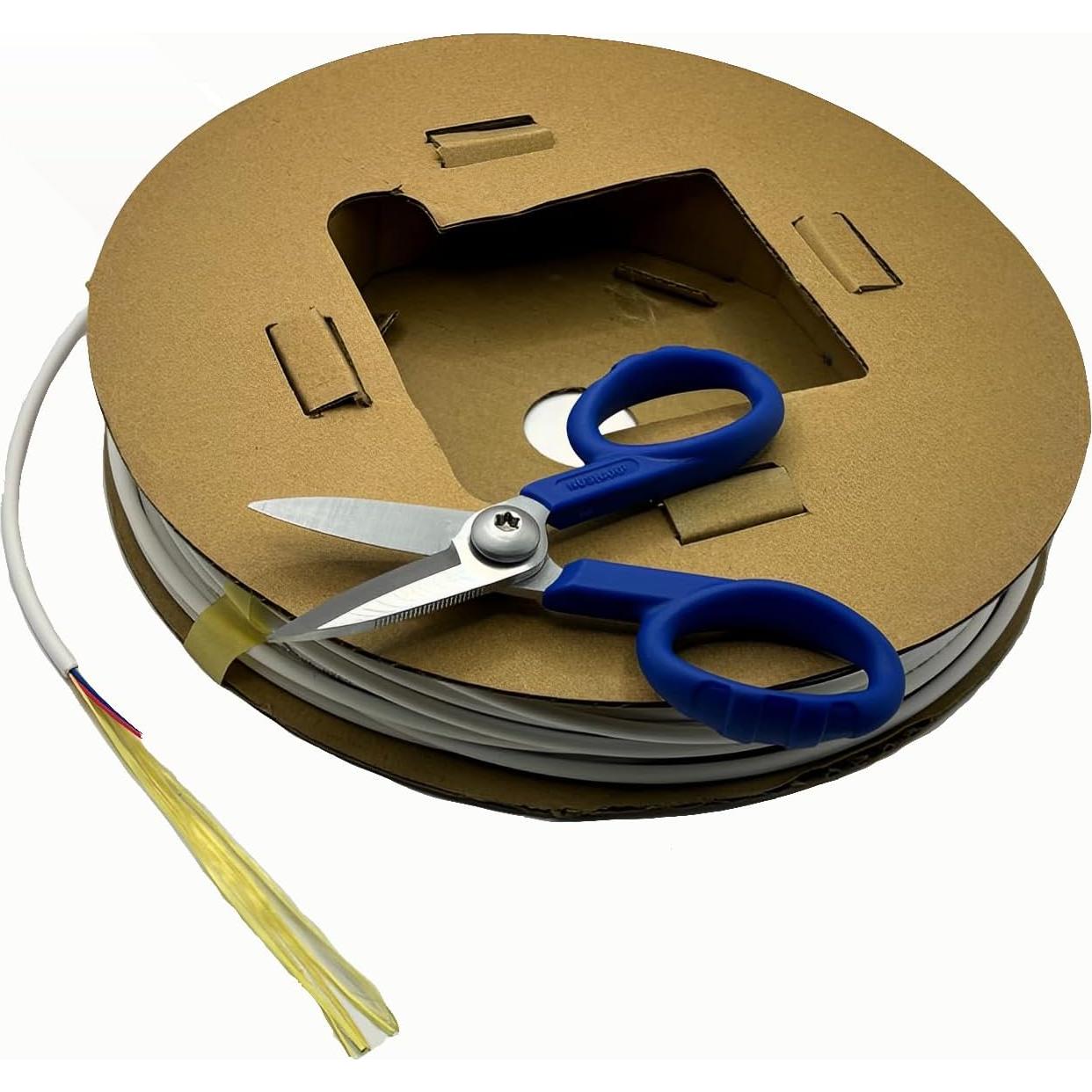 Tijeras de Kevlar Elfcam KS-1 para Fibra Óptica - Acero Alto Carbono