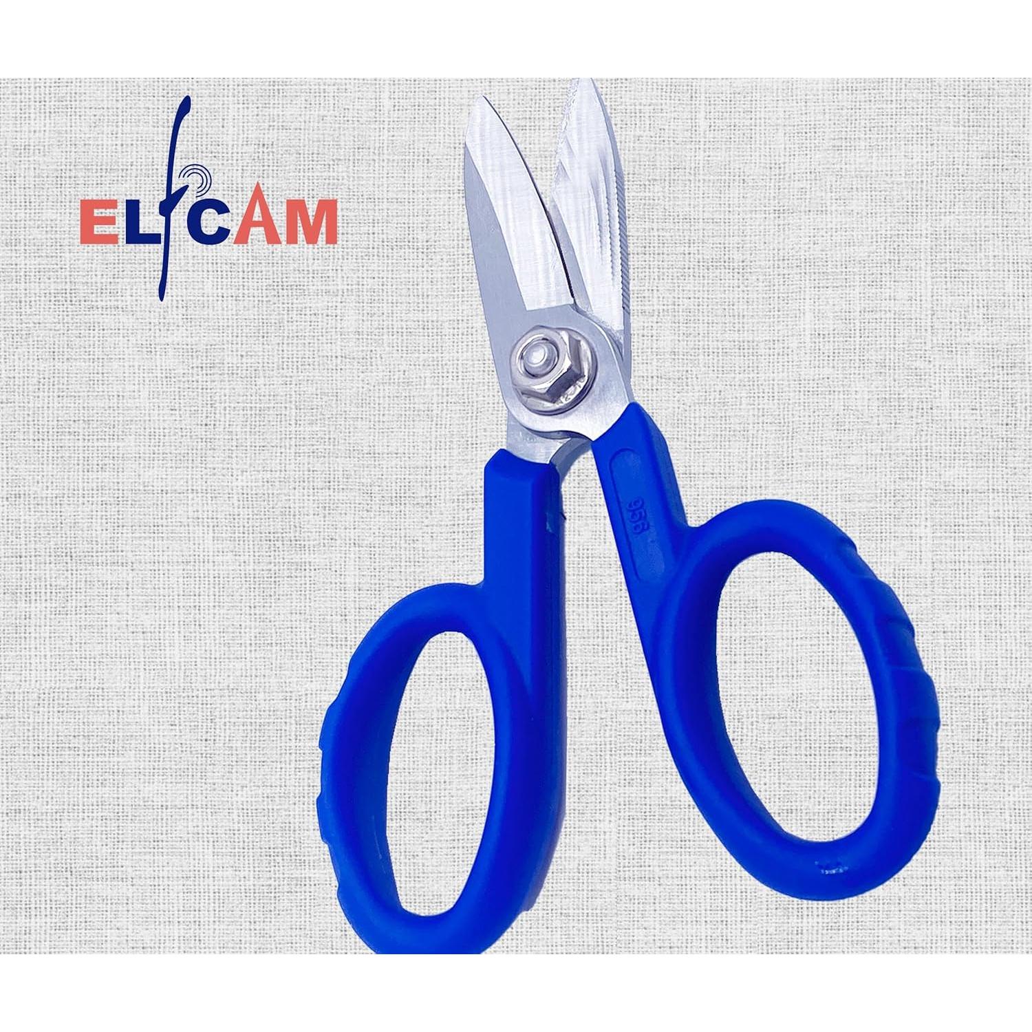 Tijeras de Kevlar Elfcam KS-1 para Fibra Óptica - Acero Alto Carbono