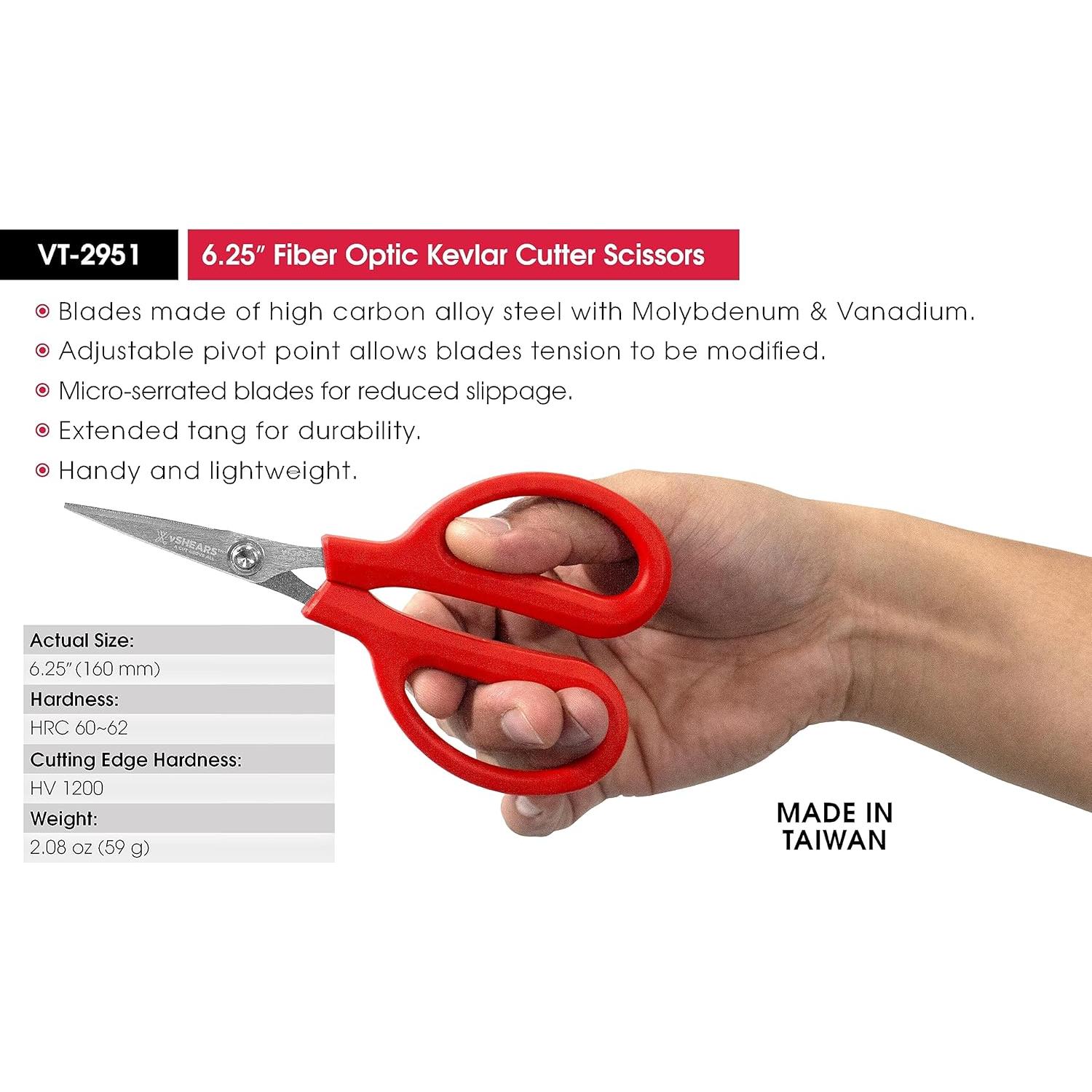 Tijeras Vampliers 160mm para Cortar Kevlar y Fibras Sintéticas