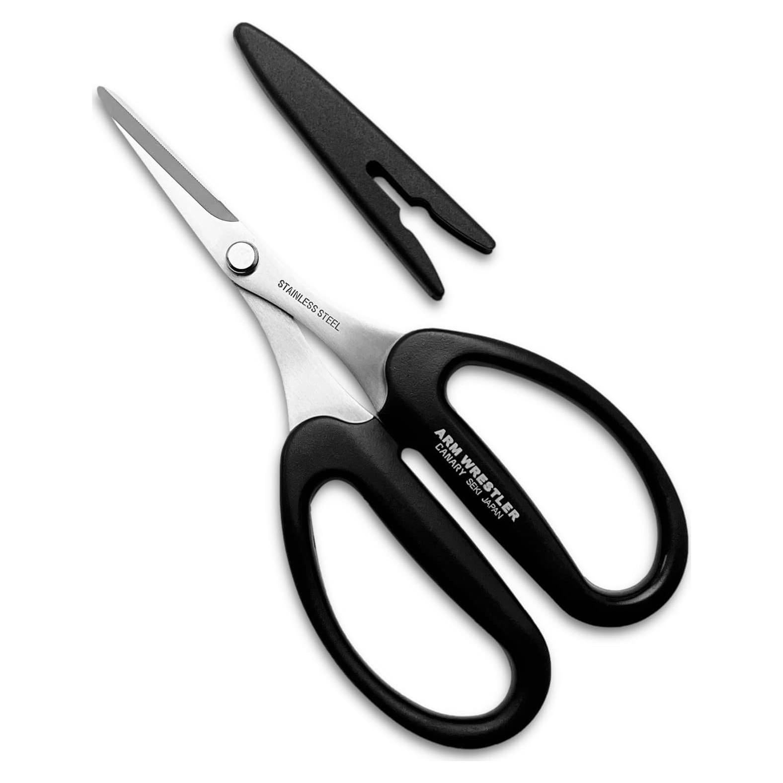 Tijeras de Kevlar CANARY 6.5" Cuchilla Serrada Acero Japonés