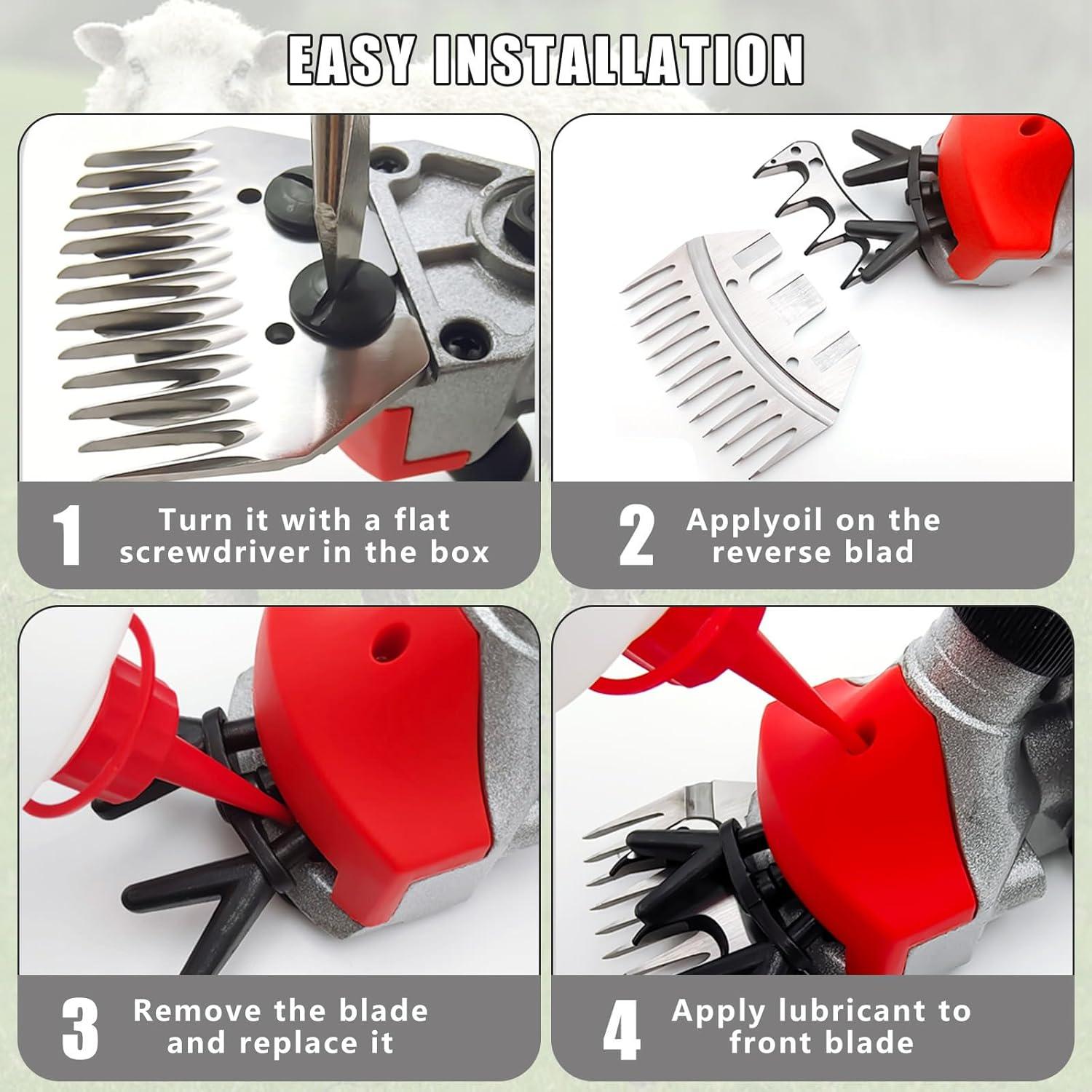 Cortadora de Ovejas Eléctrica PAT JUUMG 1000W 6 Velocidades