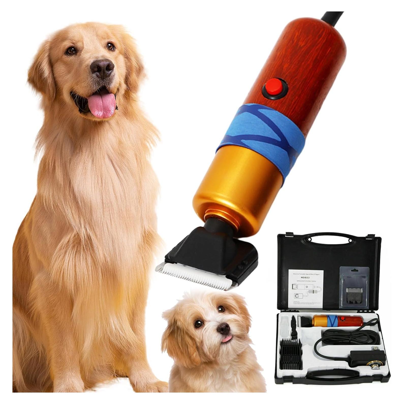 Tijeras Eléctricas para Mascotas Heayain 200W, Bajo Ruido