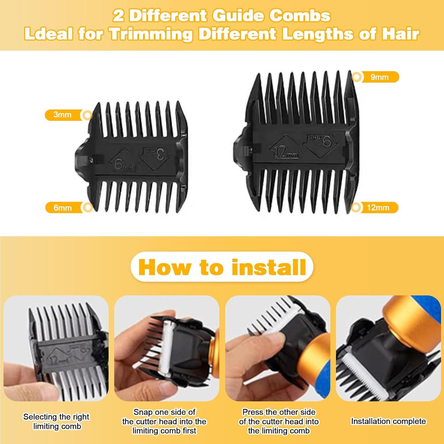 Tijeras Eléctricas para Mascotas Heayain 200W, Bajo Ruido