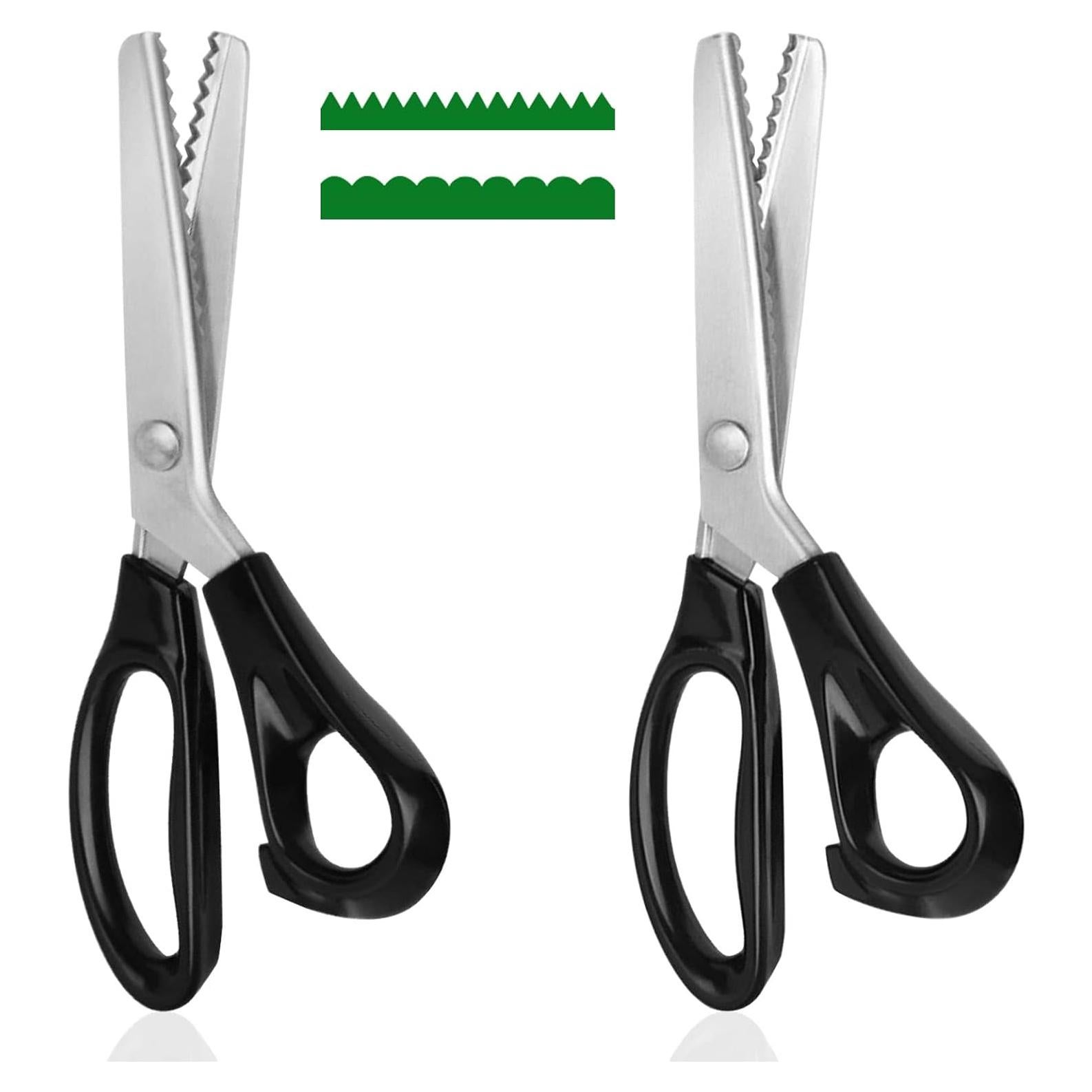 Tijeras de Picos DaKuan para Manualidades - 2 Piezas, Acero Inoxidable