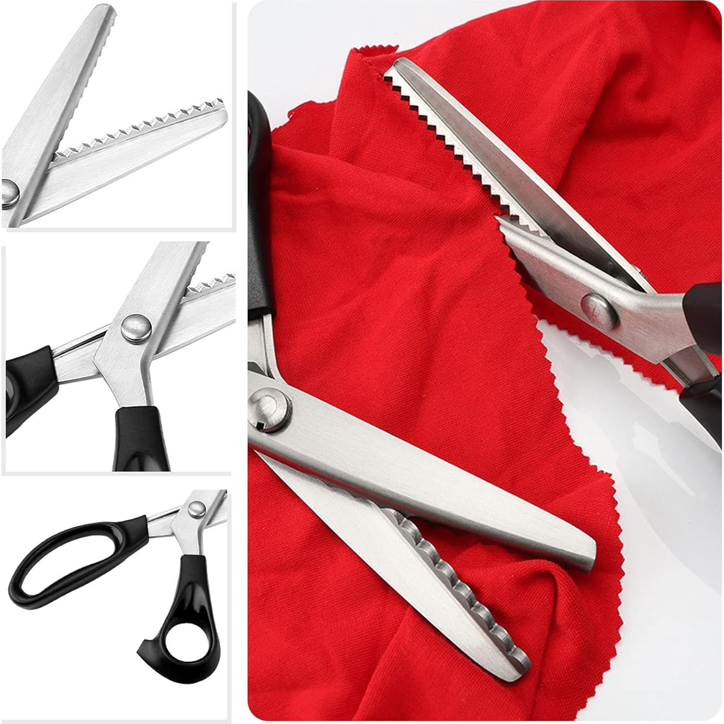 Tijeras de Picos DaKuan para Manualidades - 2 Piezas, Acero Inoxidable