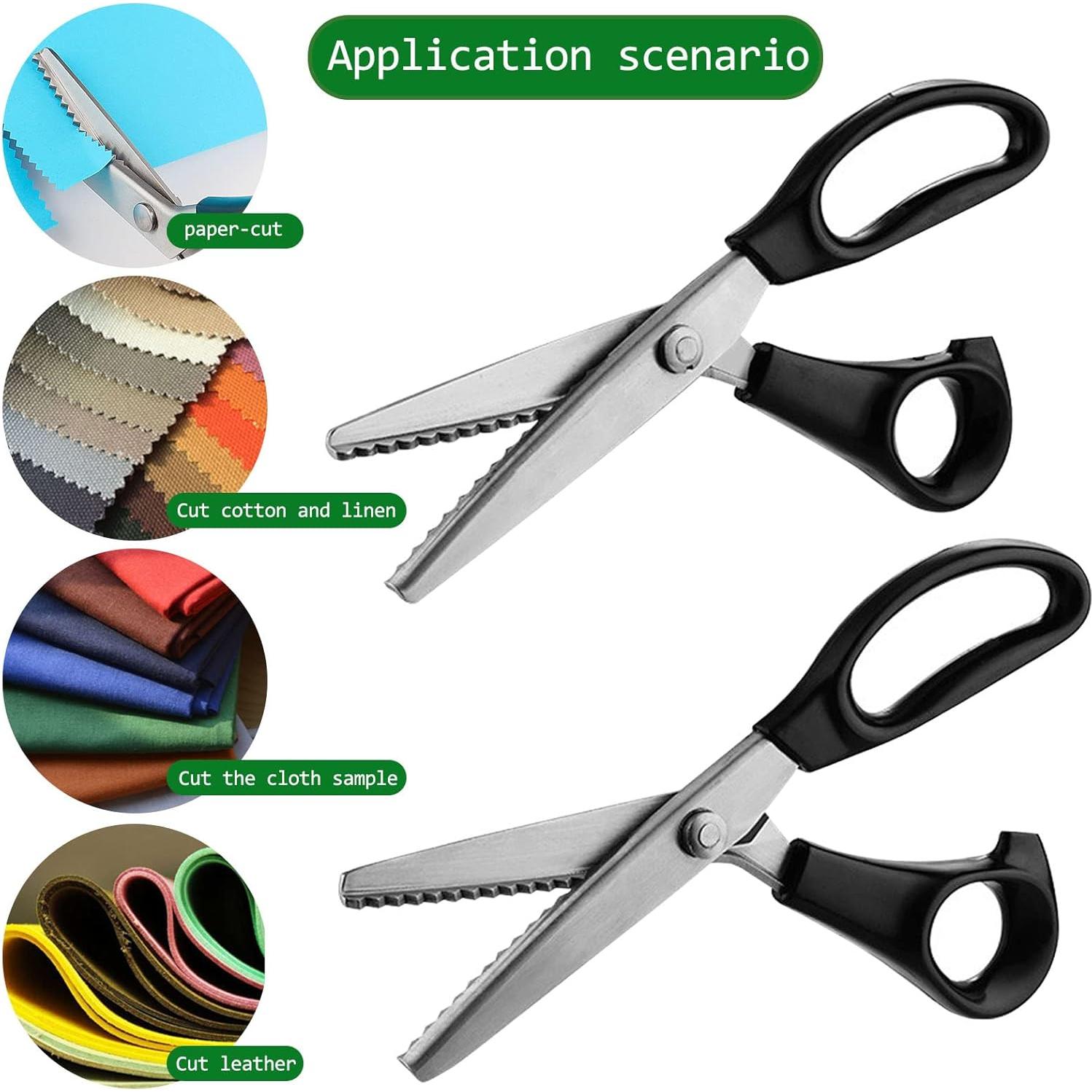 Tijeras de Picos DaKuan para Manualidades - 2 Piezas, Acero Inoxidable