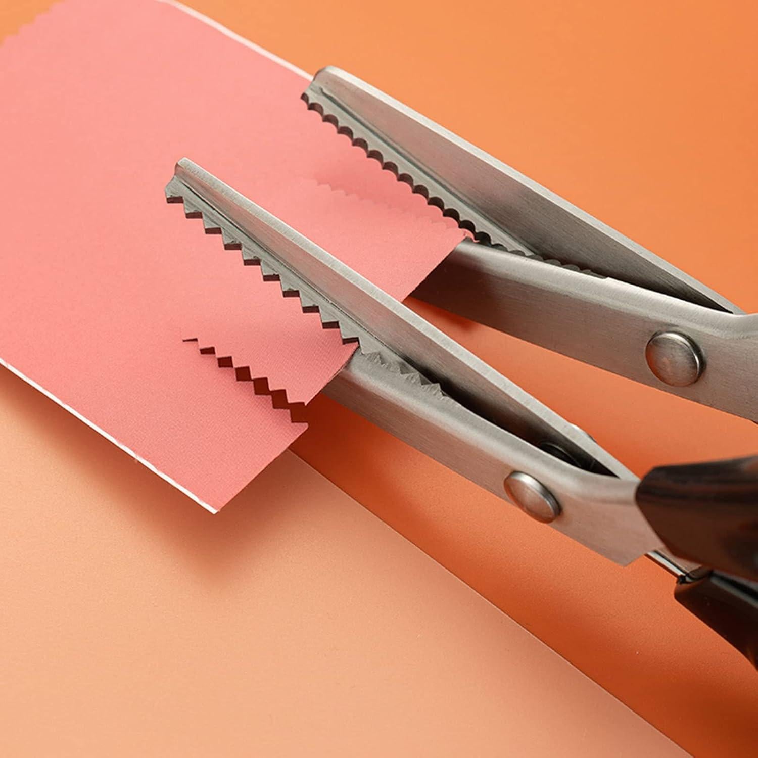 Tijeras de Picos DaKuan para Manualidades - 2 Piezas, Acero Inoxidable