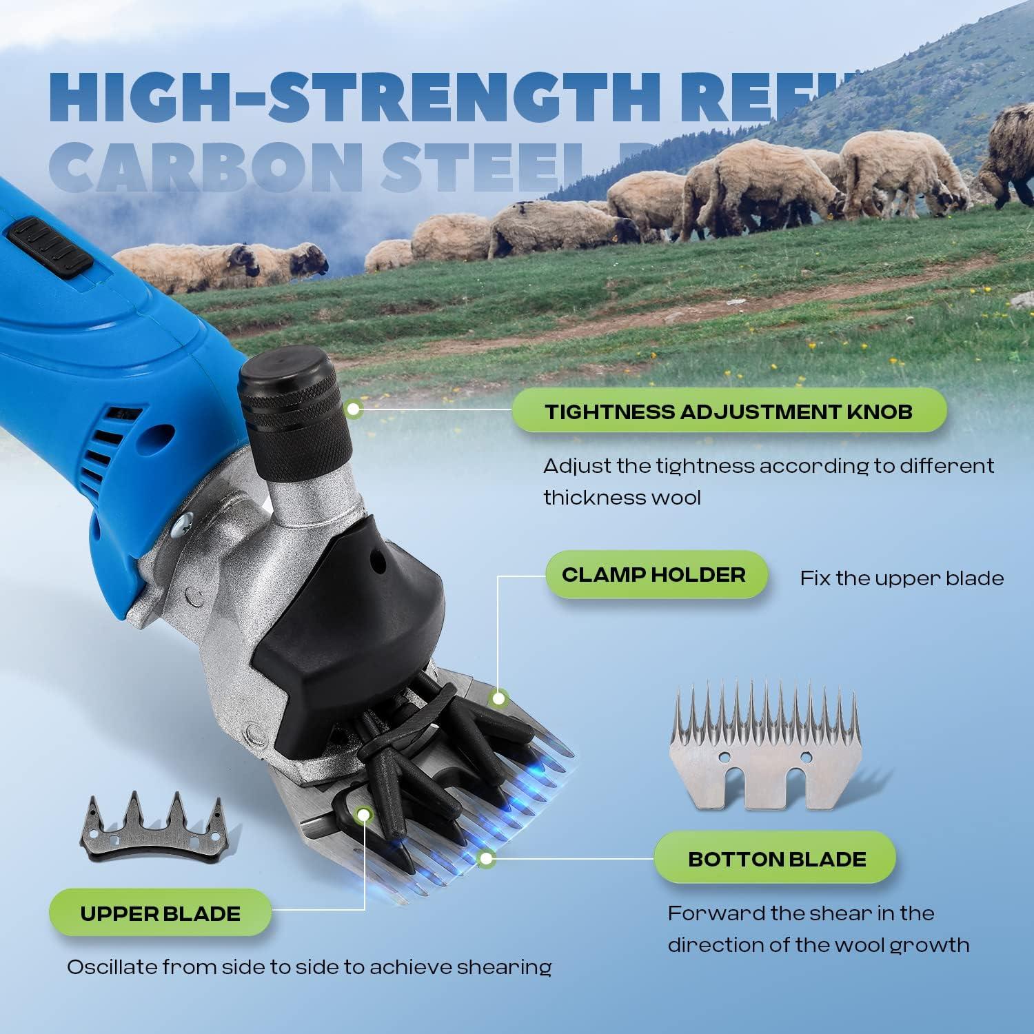 Cortadora de Ovejas Inalámbrica LuzRise LRS-550B-1 550W 6 Velocidades