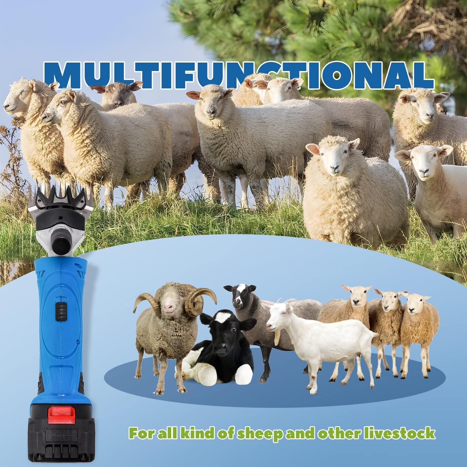 Cortadora de Ovejas Inalámbrica LuzRise LRS-550B-1 550W 6 Velocidades