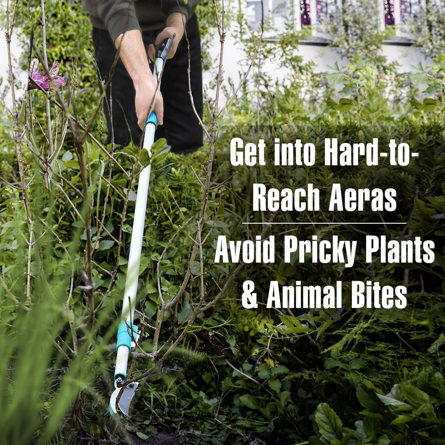 Podadora Telescópica Jardineer 6-10 pies Ligera Ergonómica