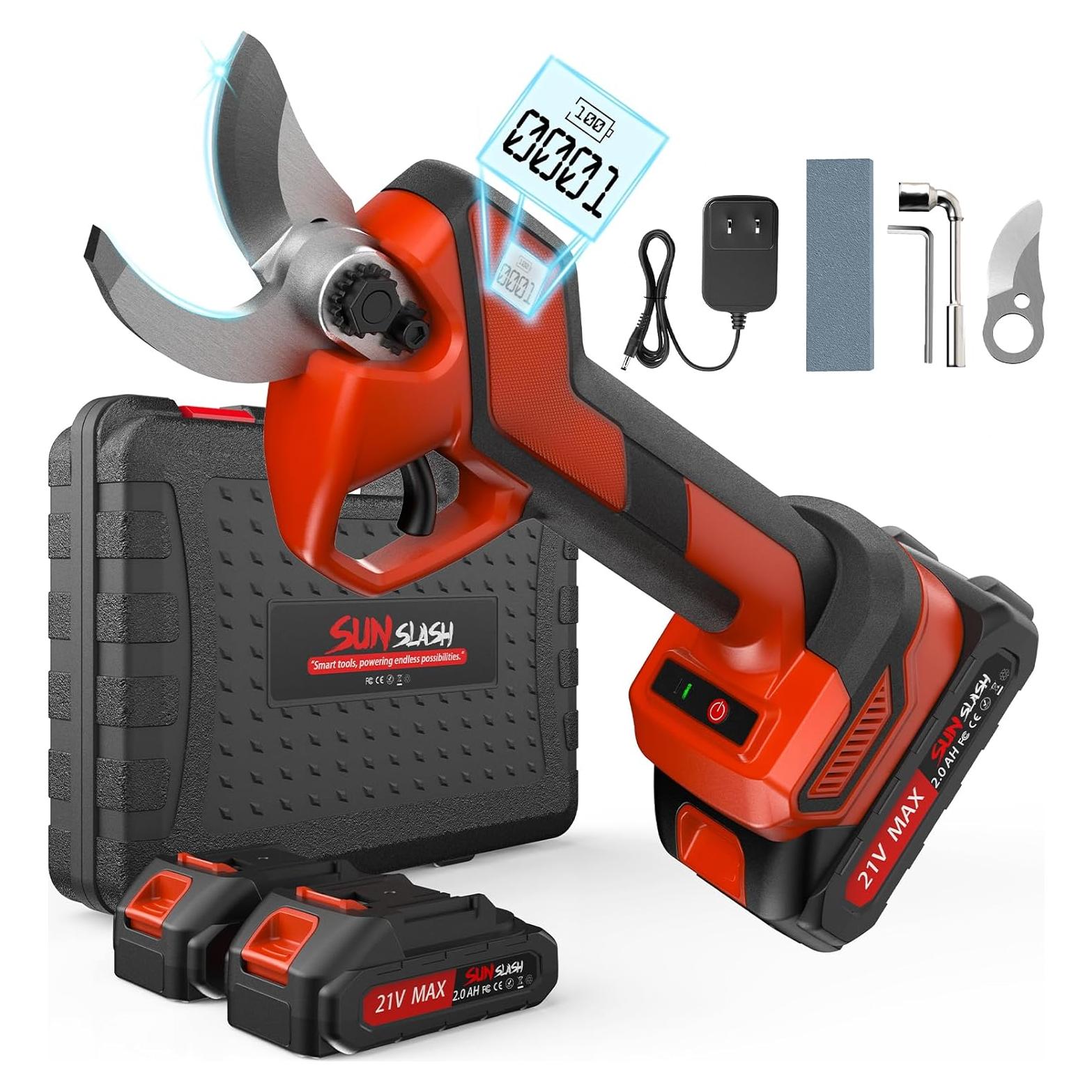 Tijeras de Podar Eléctricas Inalámbricas SUNSLASH 600W 5.08 cm