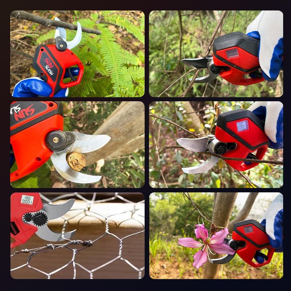 Tijeras de Podar Eléctricas Inalámbricas SUNSLASH 600W 5.08 cm