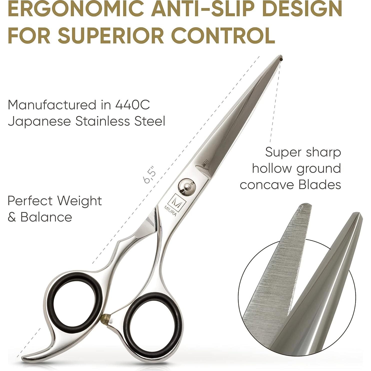 Tijeras de Corte y Desbaste Miura 16.5 cm Acero Inoxidable