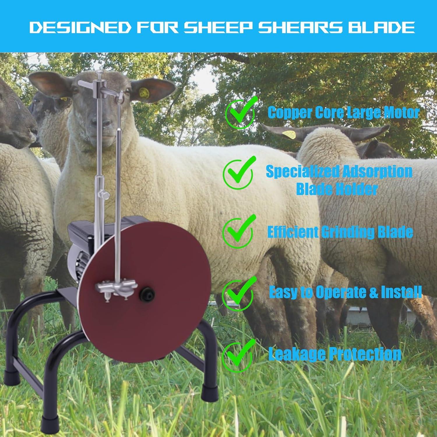 Afilador de Tijeras de Ovejas ApruNresi 550W 110V Eficiente