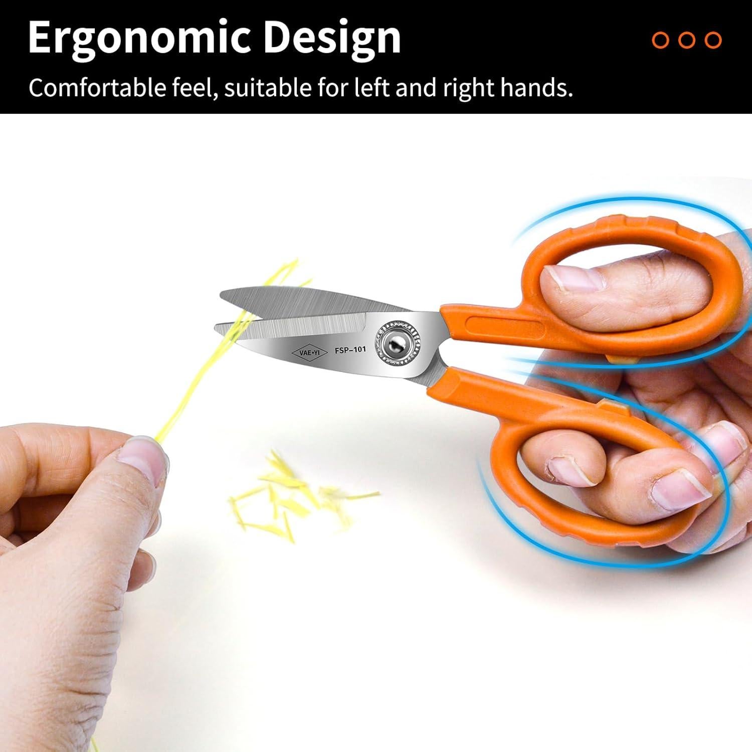 Tijeras Antideslizantes VAE·YI FSP-101 para Electricista 138mm