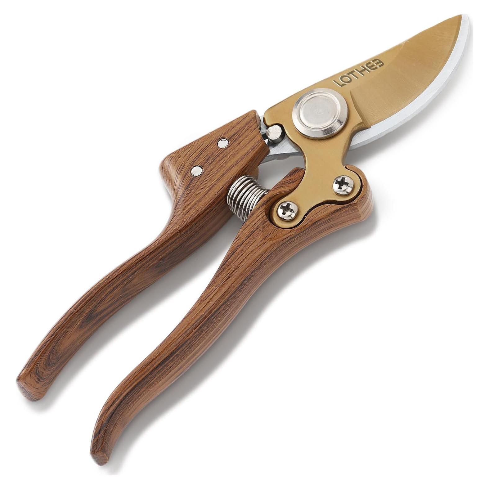 Tijeras de Jardinería Lothee Japonesas de Acero al Carbono