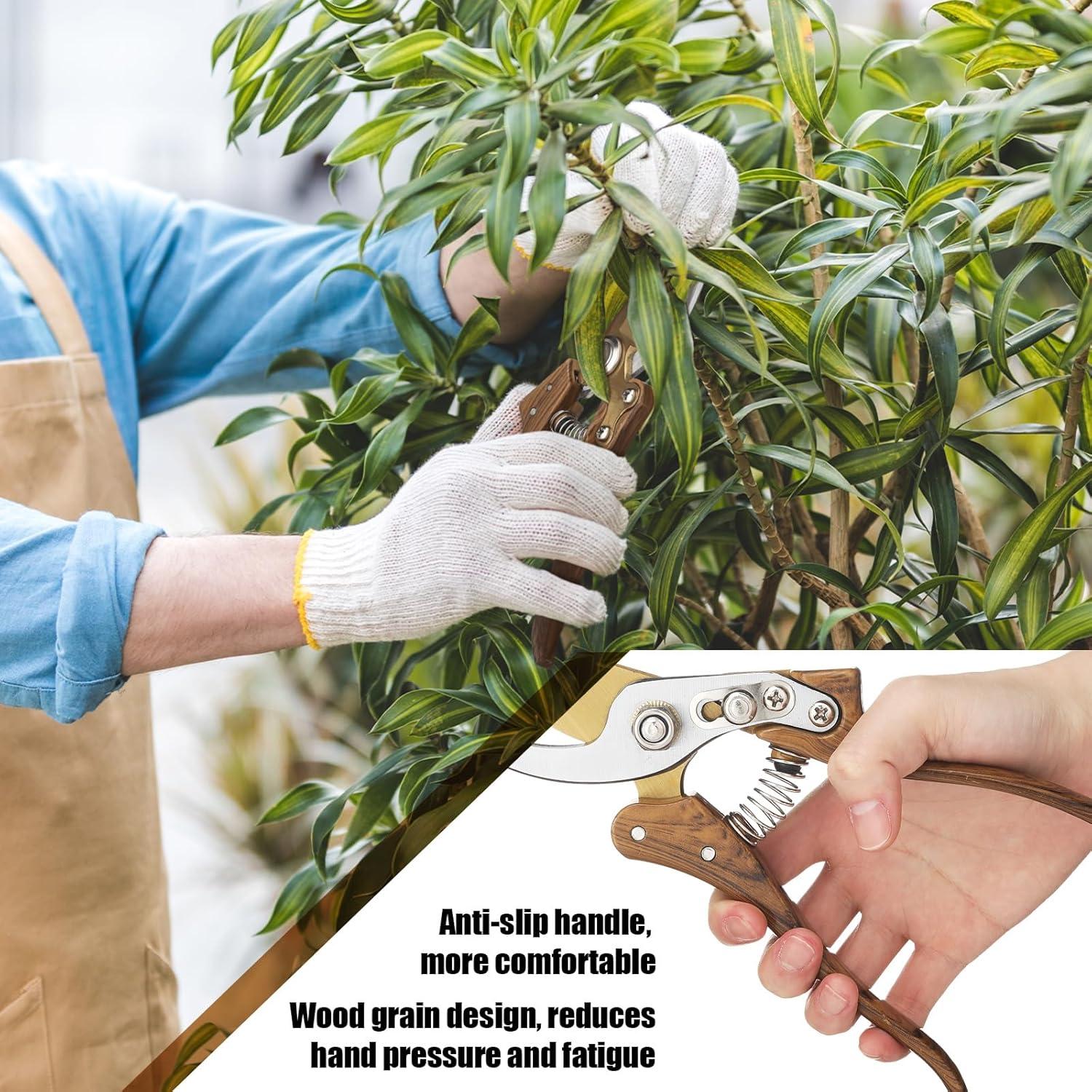 Tijeras de Jardinería Lothee Japonesas de Acero al Carbono