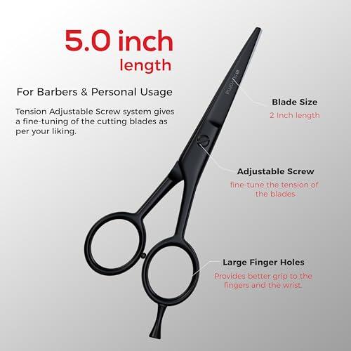 Tijeras Pequeñas Suvorna 12.7 cm para Barba y Aseo Facial