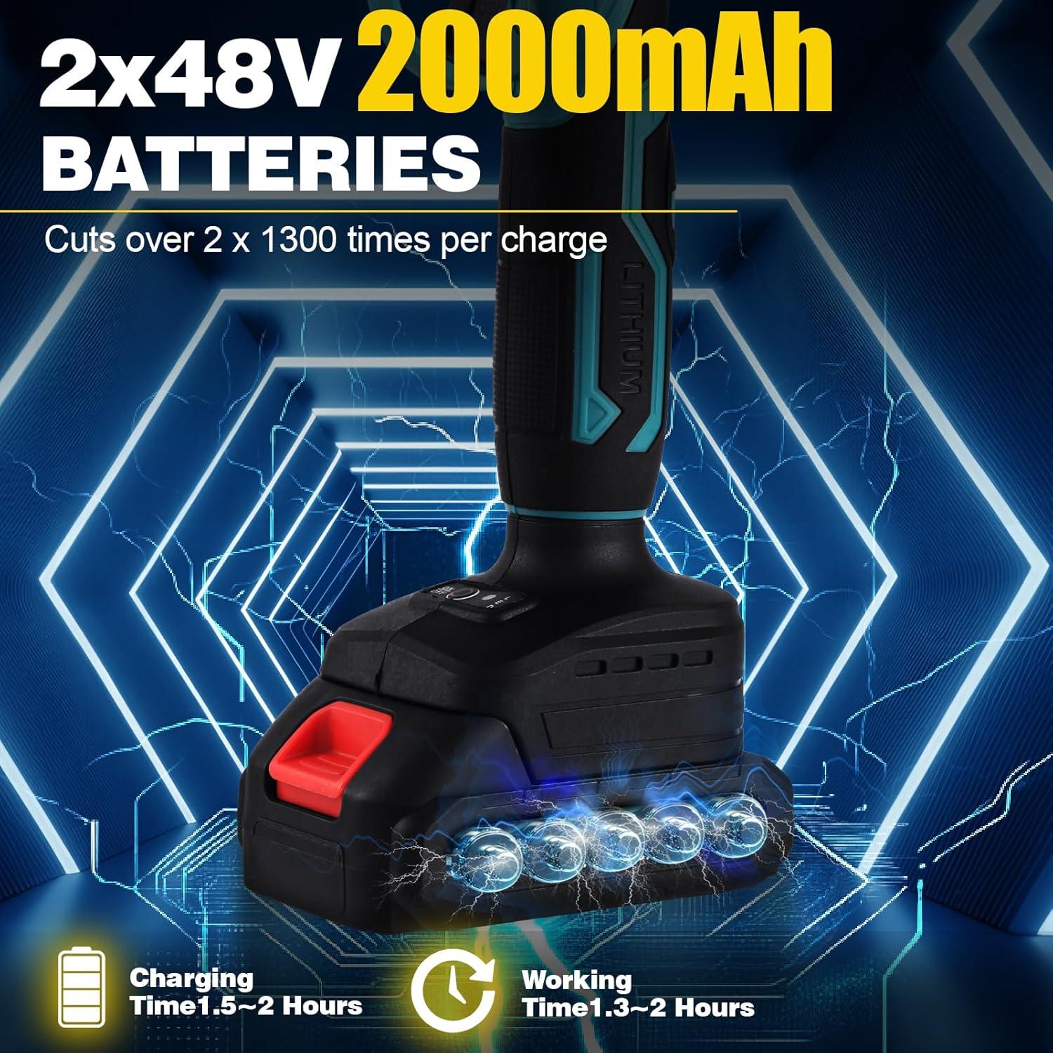 Tijeras de Podar Eléctricas Inalámbricas Eaacaa 150W 48V