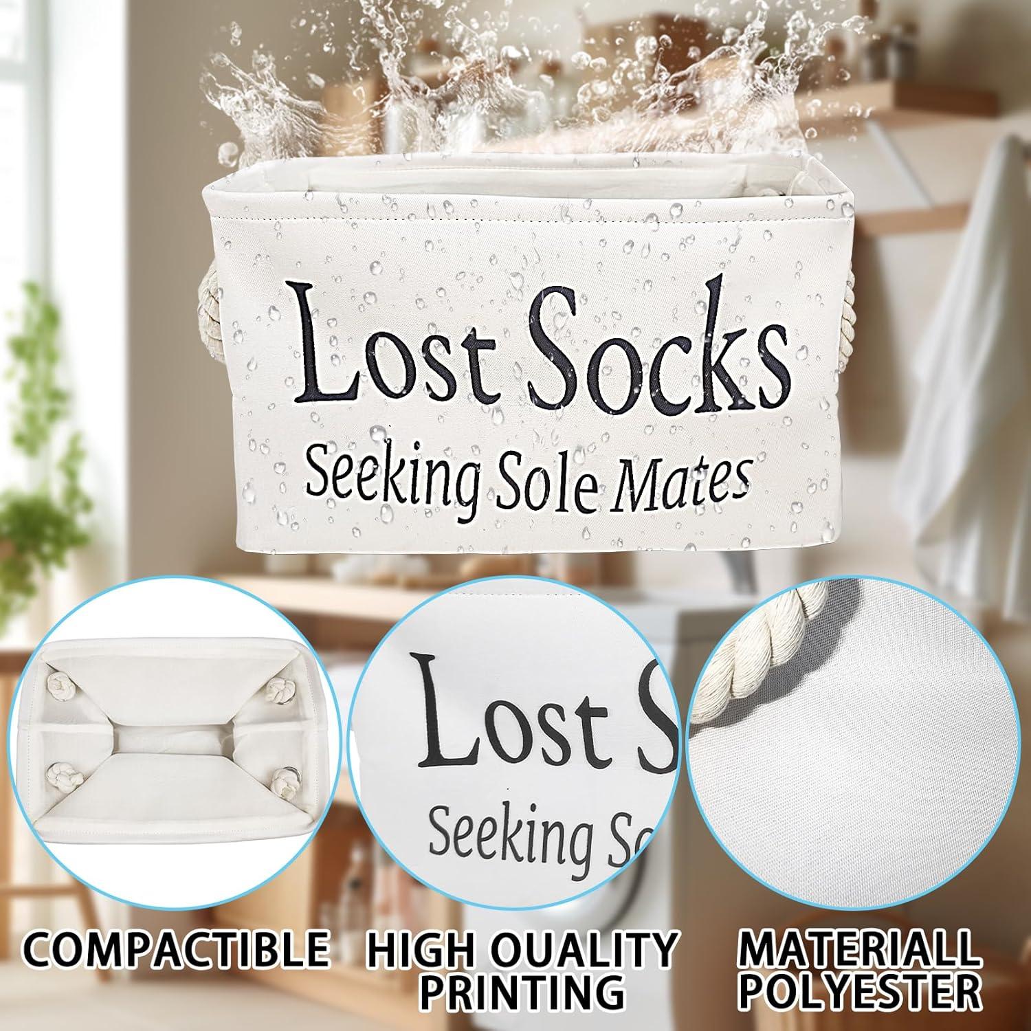 Juego de Decoración para Lavandería FEXICHUJI - Canasta y Cartel