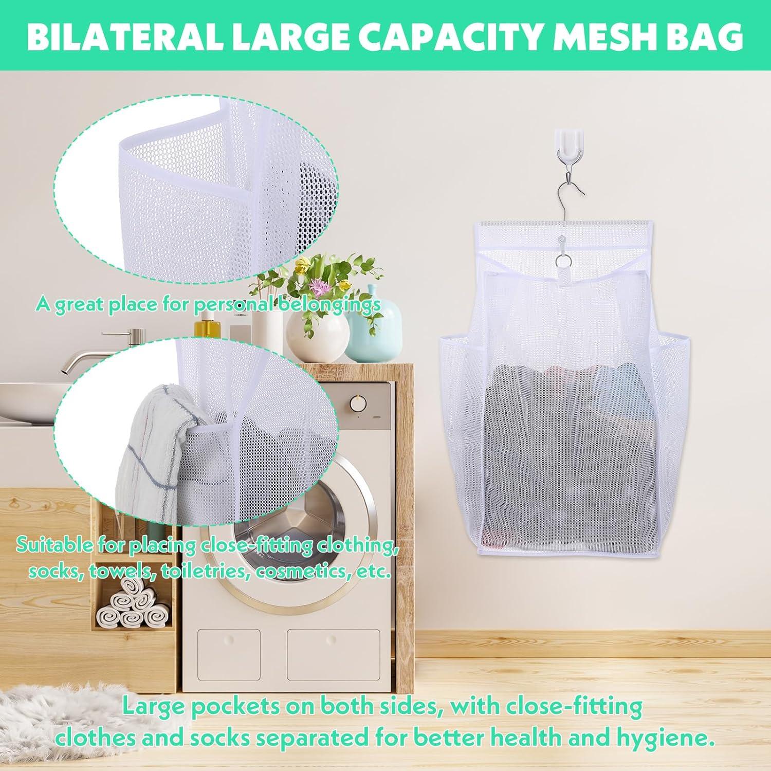 Cesta de Ropa Colgante Plegable Ubamdom 61x36 cm - 2 Pcs