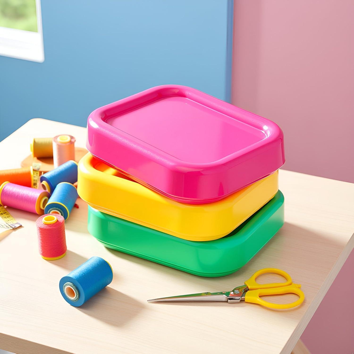 3 Almohadillas Magnéticas Cuadradas WLSuDHoncc para Coser