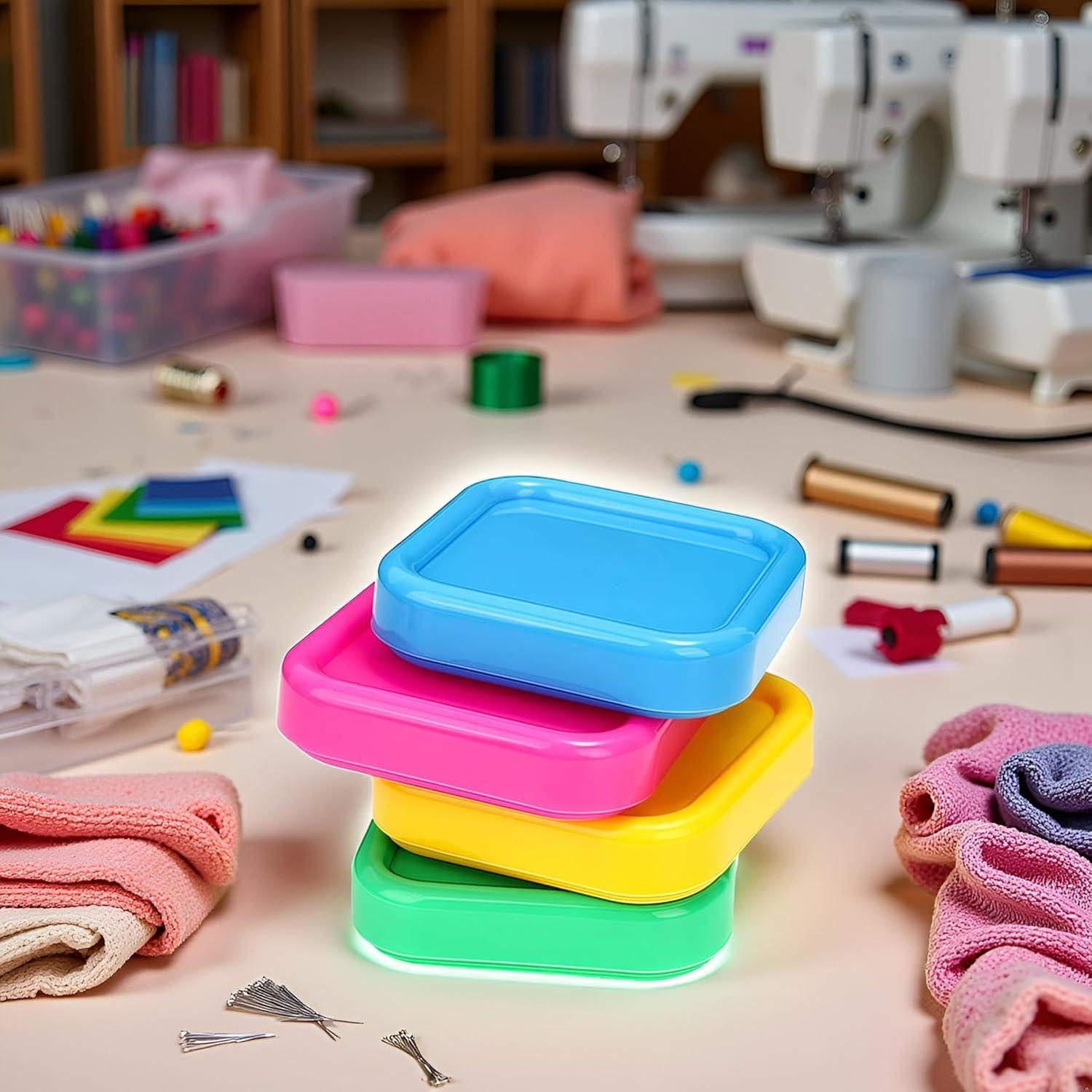 3 Almohadillas Magnéticas Cuadradas WLSuDHoncc para Coser