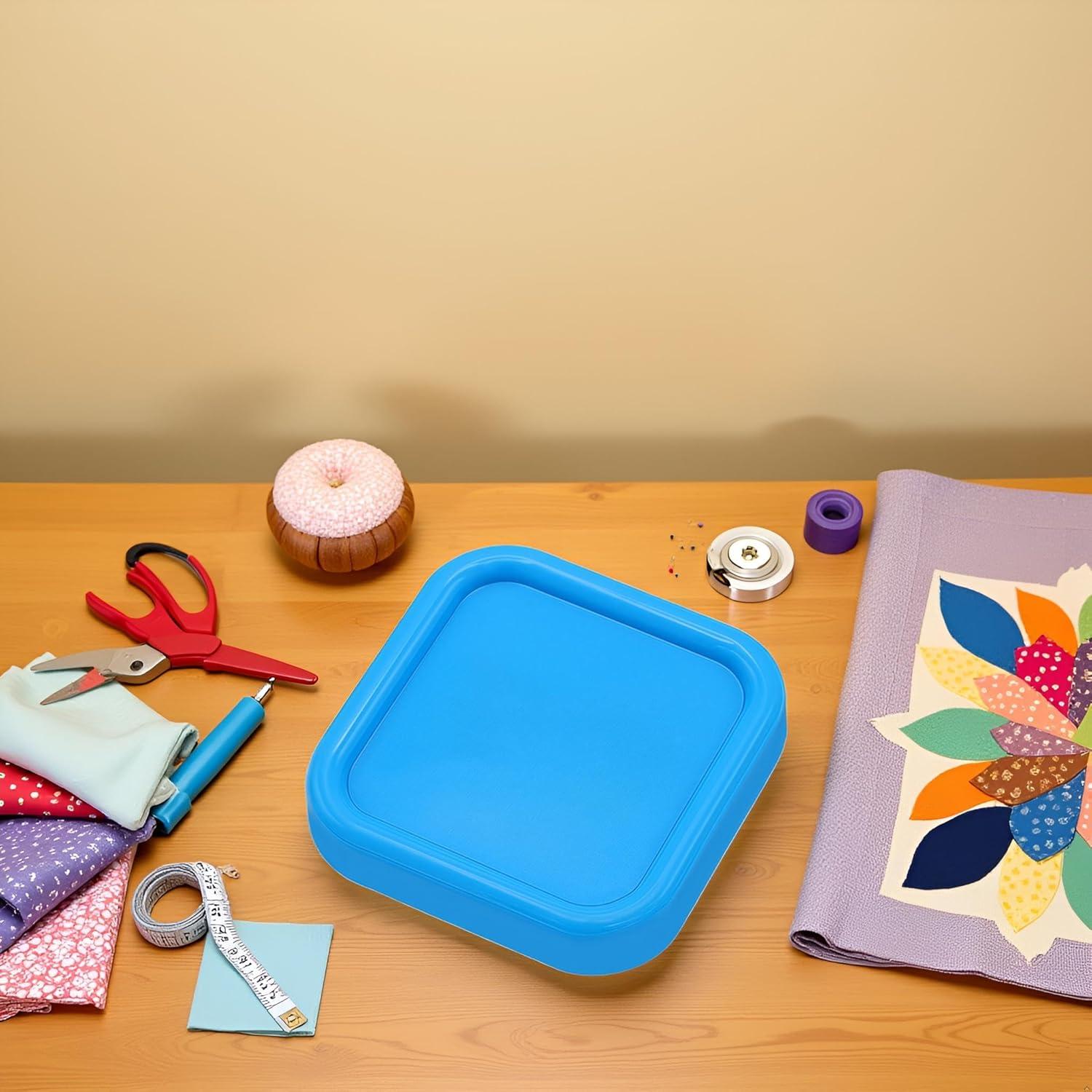 Almohadilla Magnética Cuadrada Htppzjr para Alfileres - Azul Claro