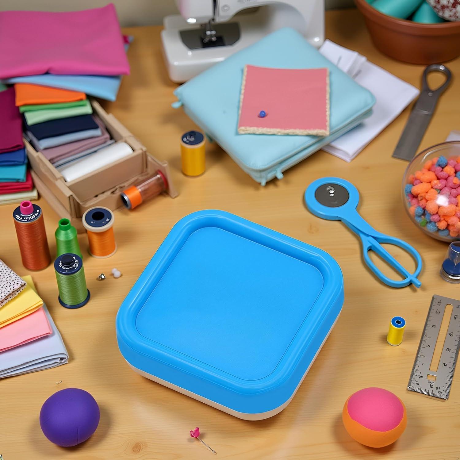 Almohadilla Magnética Cuadrada Htppzjr para Alfileres - Azul Claro