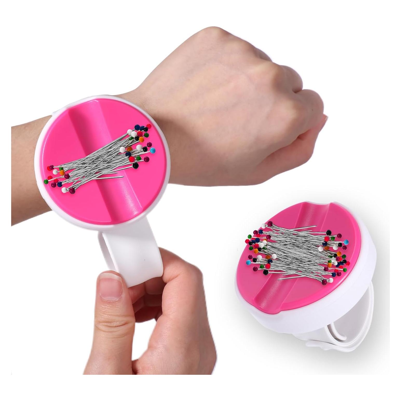 Soporte Magnético para Alfileres Hollima Rosa - Organizador de Costura