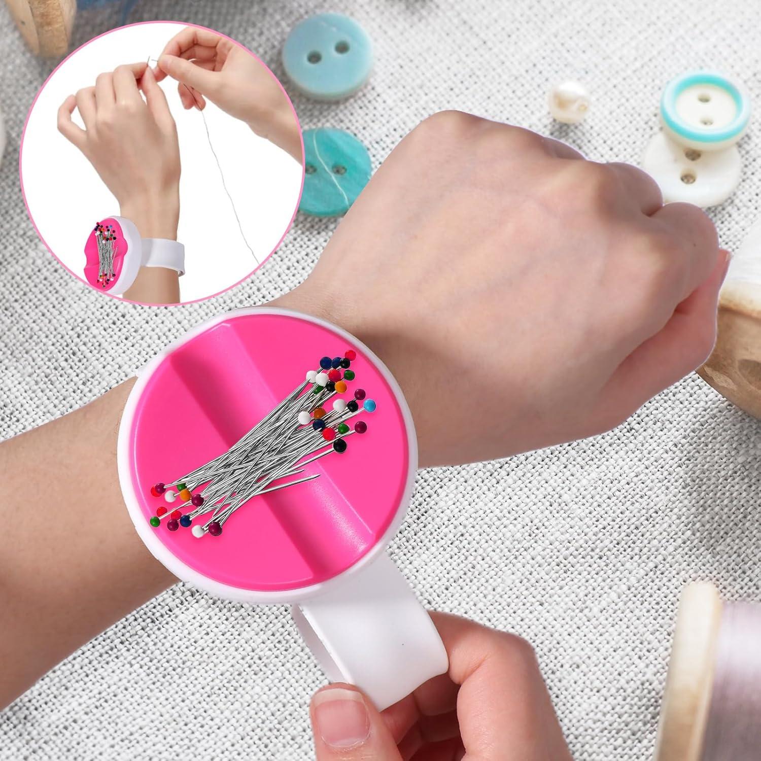 Soporte Magnético para Alfileres Hollima Rosa - Organizador de Costura