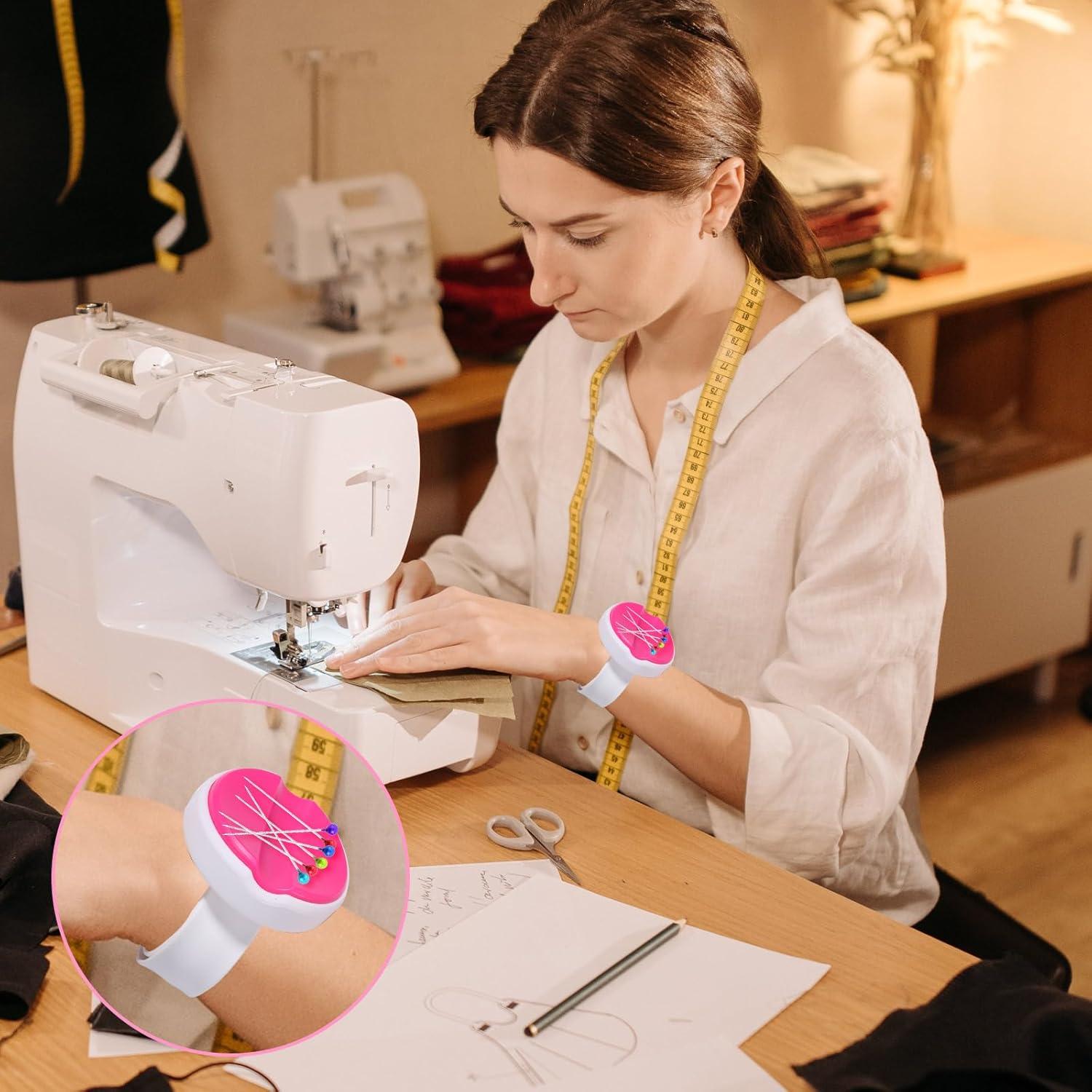 Soporte Magnético para Alfileres Hollima Rosa - Organizador de Costura