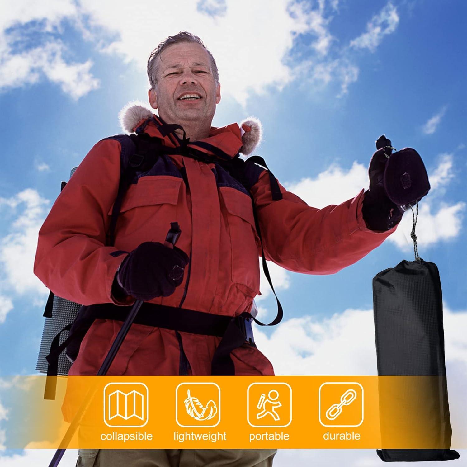 Mesa Plegable de Camping Audoyon 40x32 cm Negra