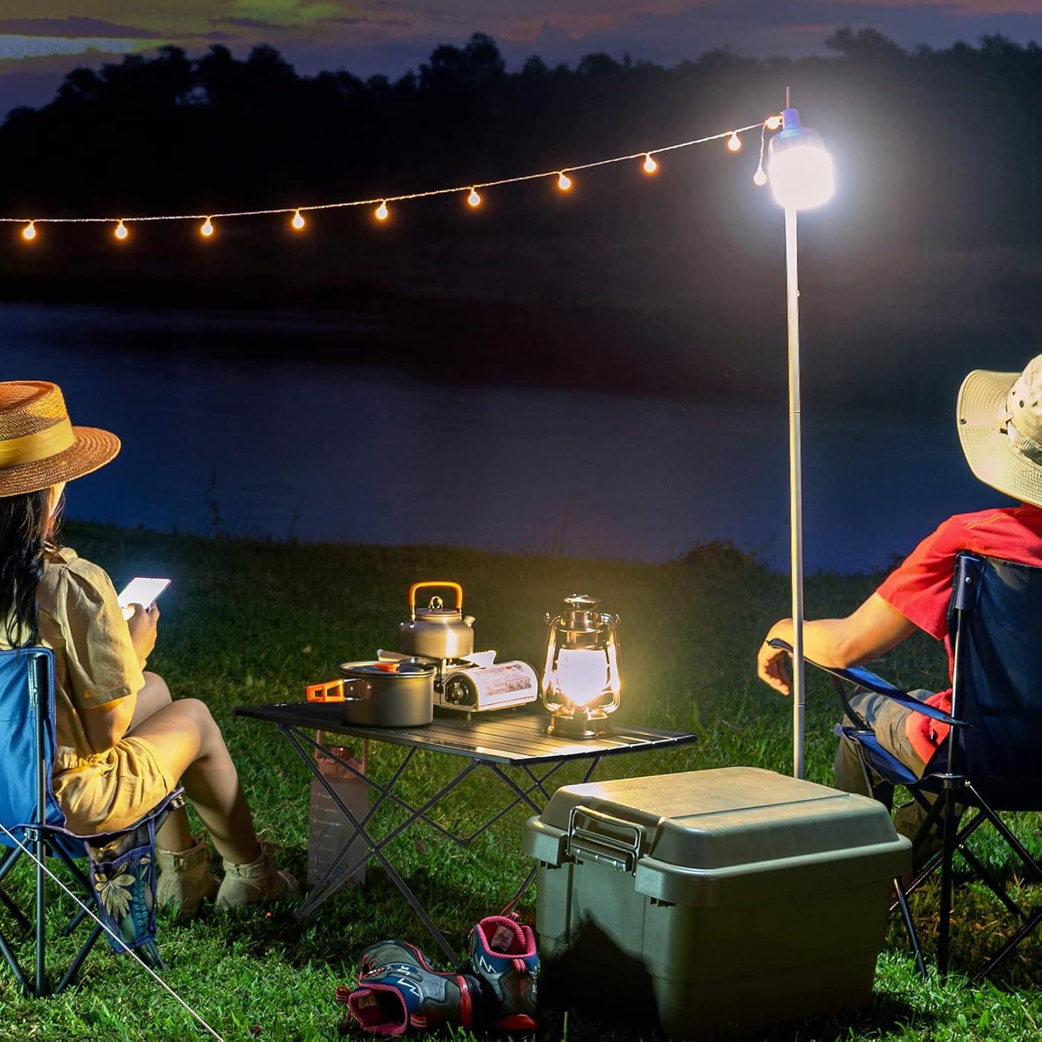 Mesa Plegable de Camping Audoyon 40x32 cm Negra