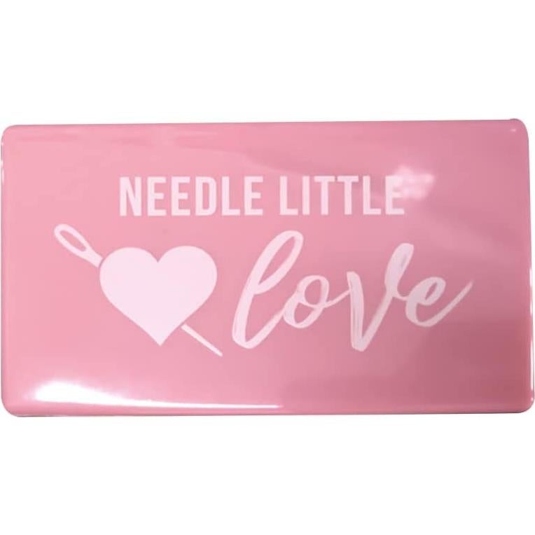 Caja de Agujas Magnética Saycker Rosa 11x7 cm Portátil