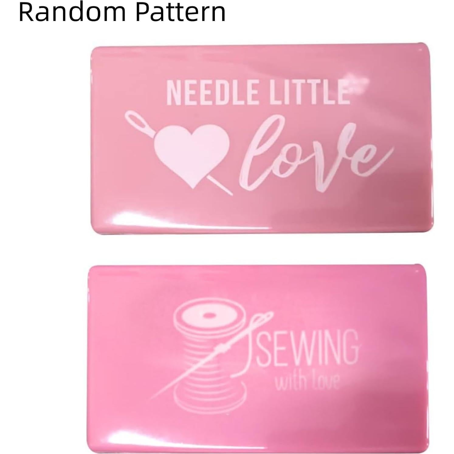 Caja de Agujas Magnética Saycker Rosa 11x7 cm Portátil