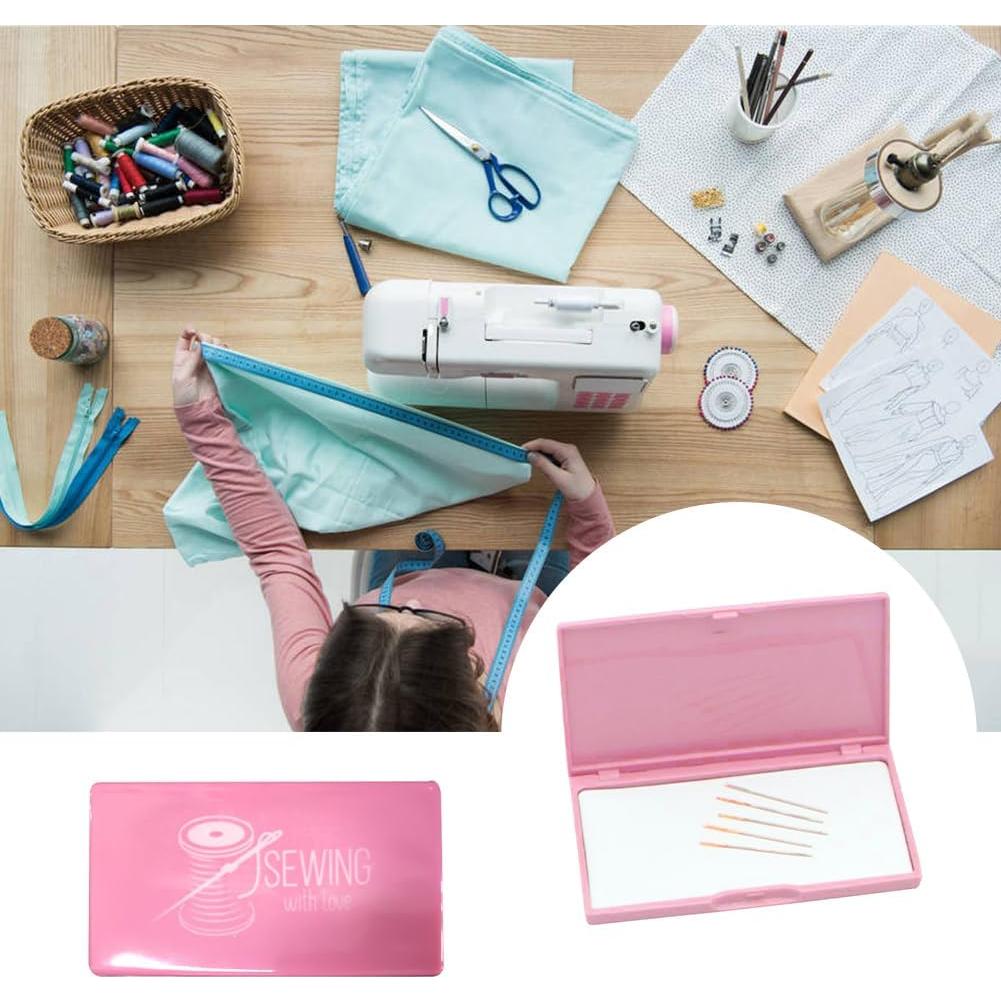 Caja de Agujas Magnética Saycker Rosa 11x7 cm Portátil