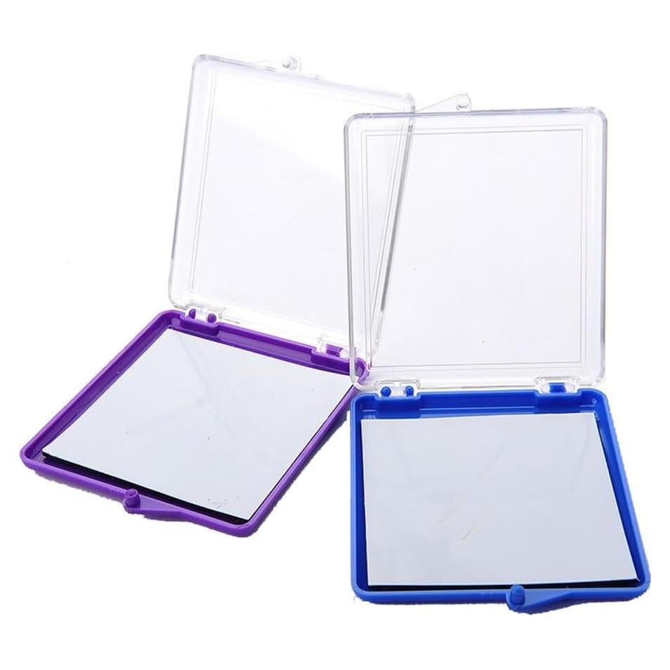 2 Piezas Caja de Almacenamiento de Agujas Magnéticas Luzen 8.2x6.9cm