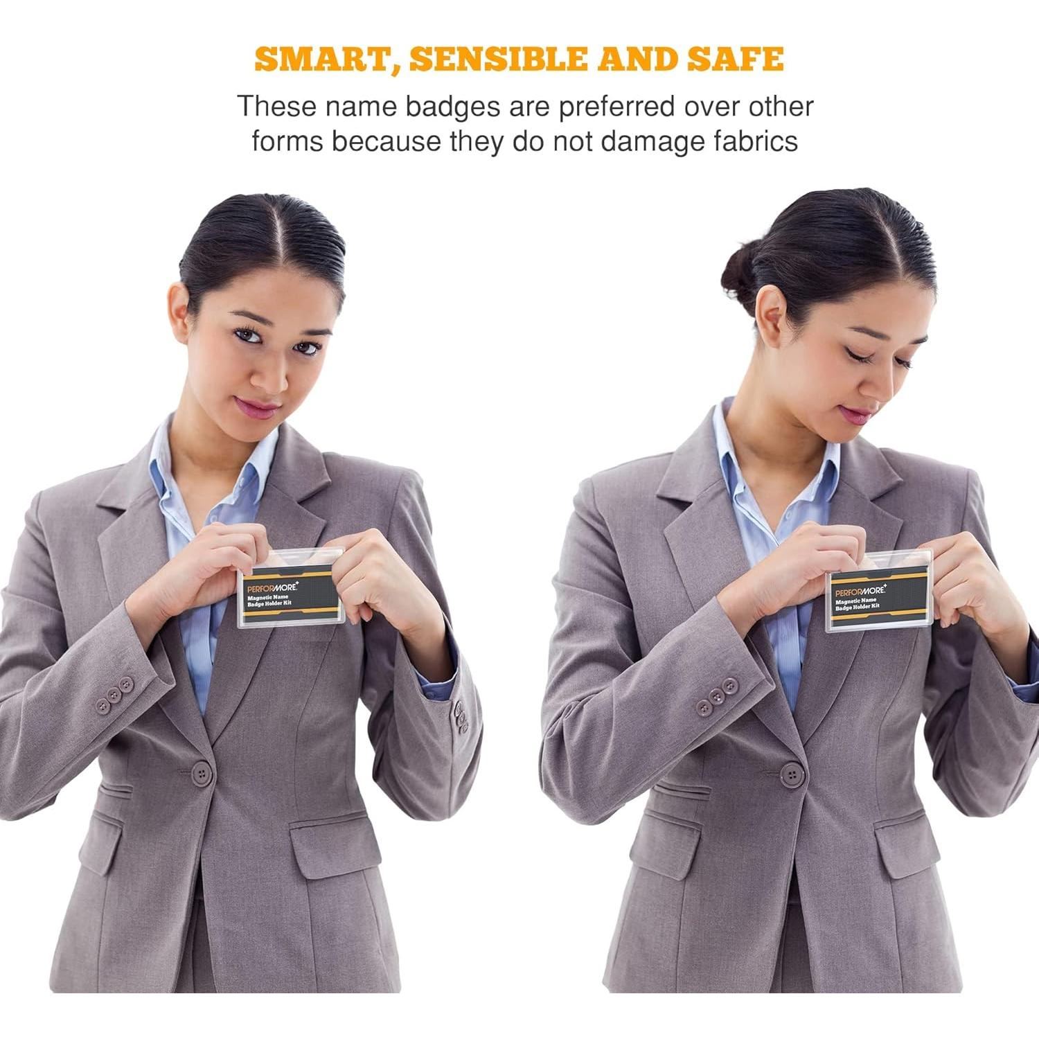 Paquete de 12 Sujetadores Magnéticos Performore 10x7.6 cm