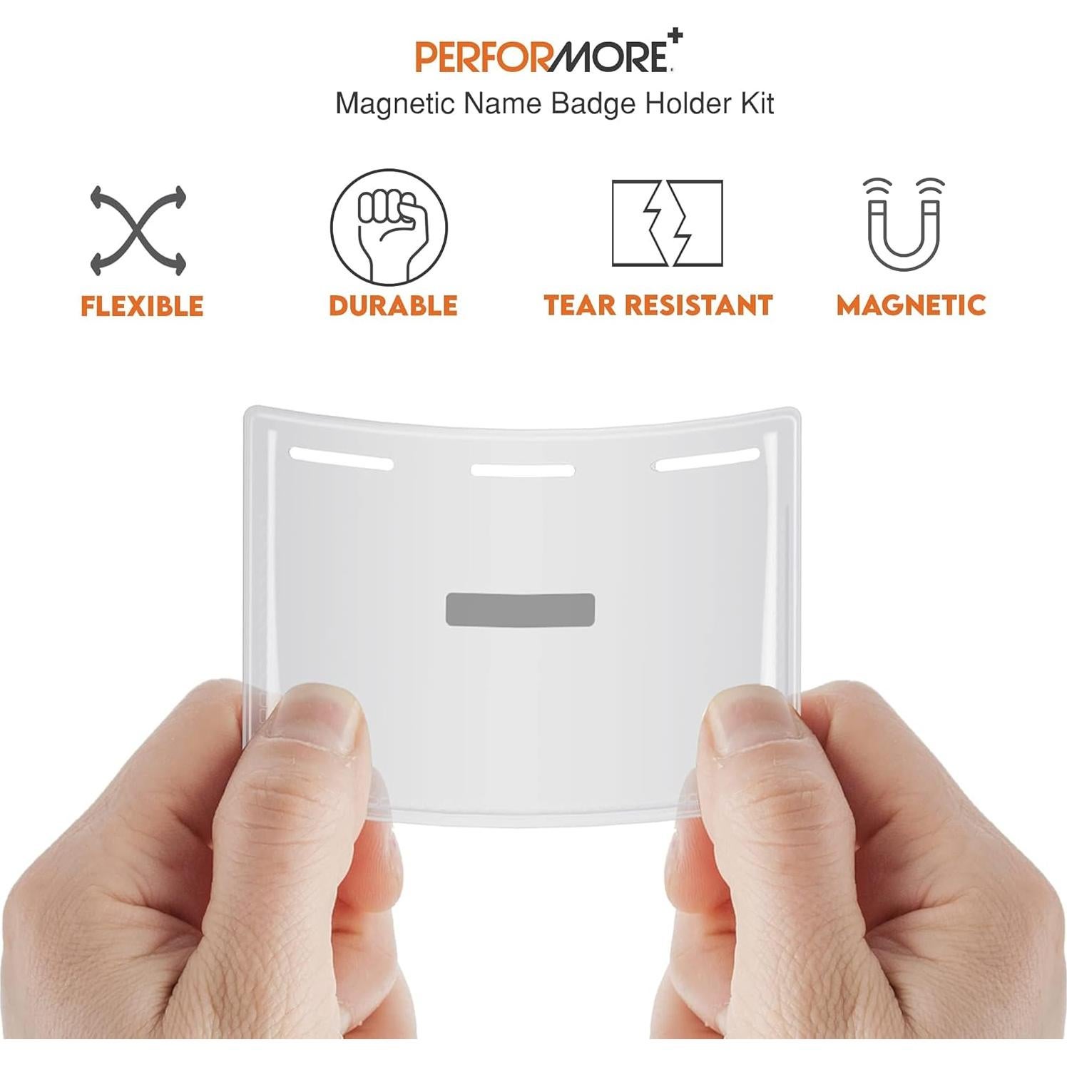 Paquete de 12 Sujetadores Magnéticos Performore 10x7.6 cm