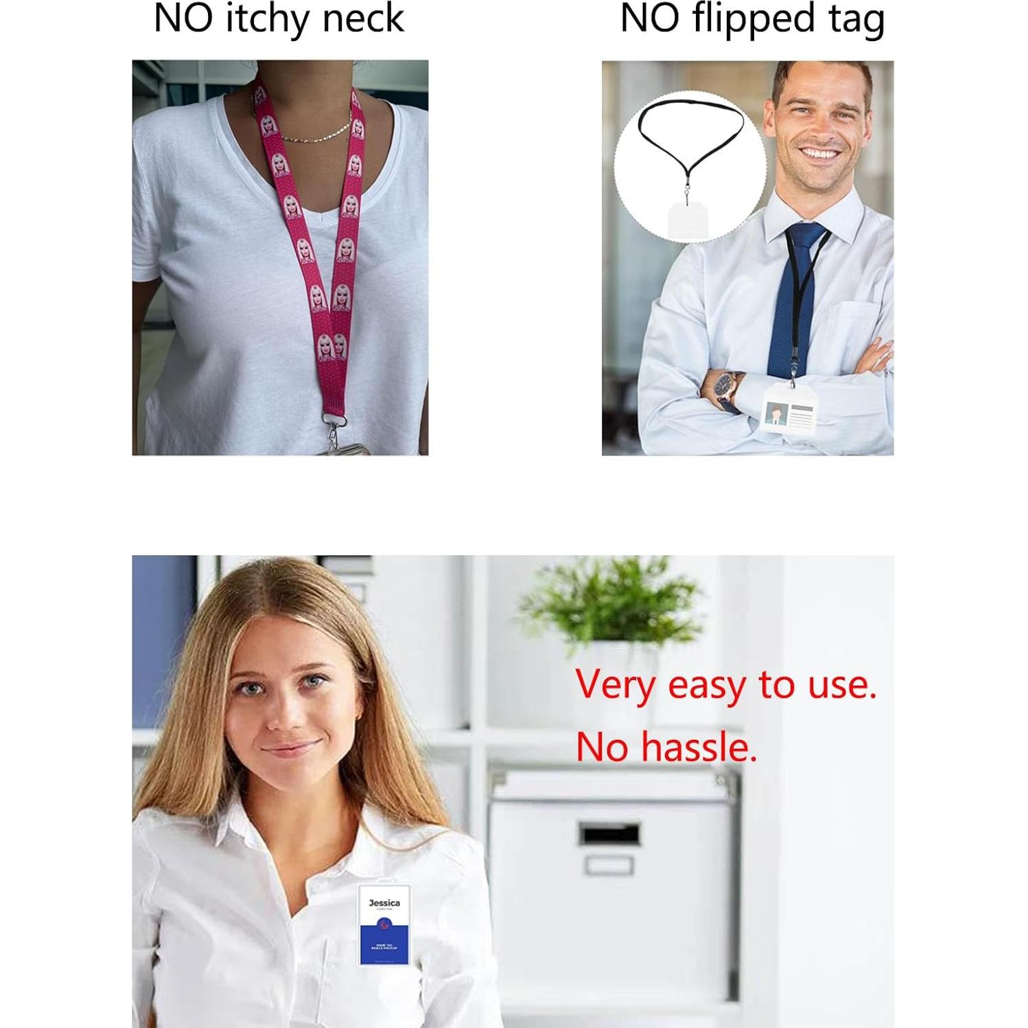 Etiquetas de Nombre Magnéticas Liftsun, Paquete de 10 Unidades