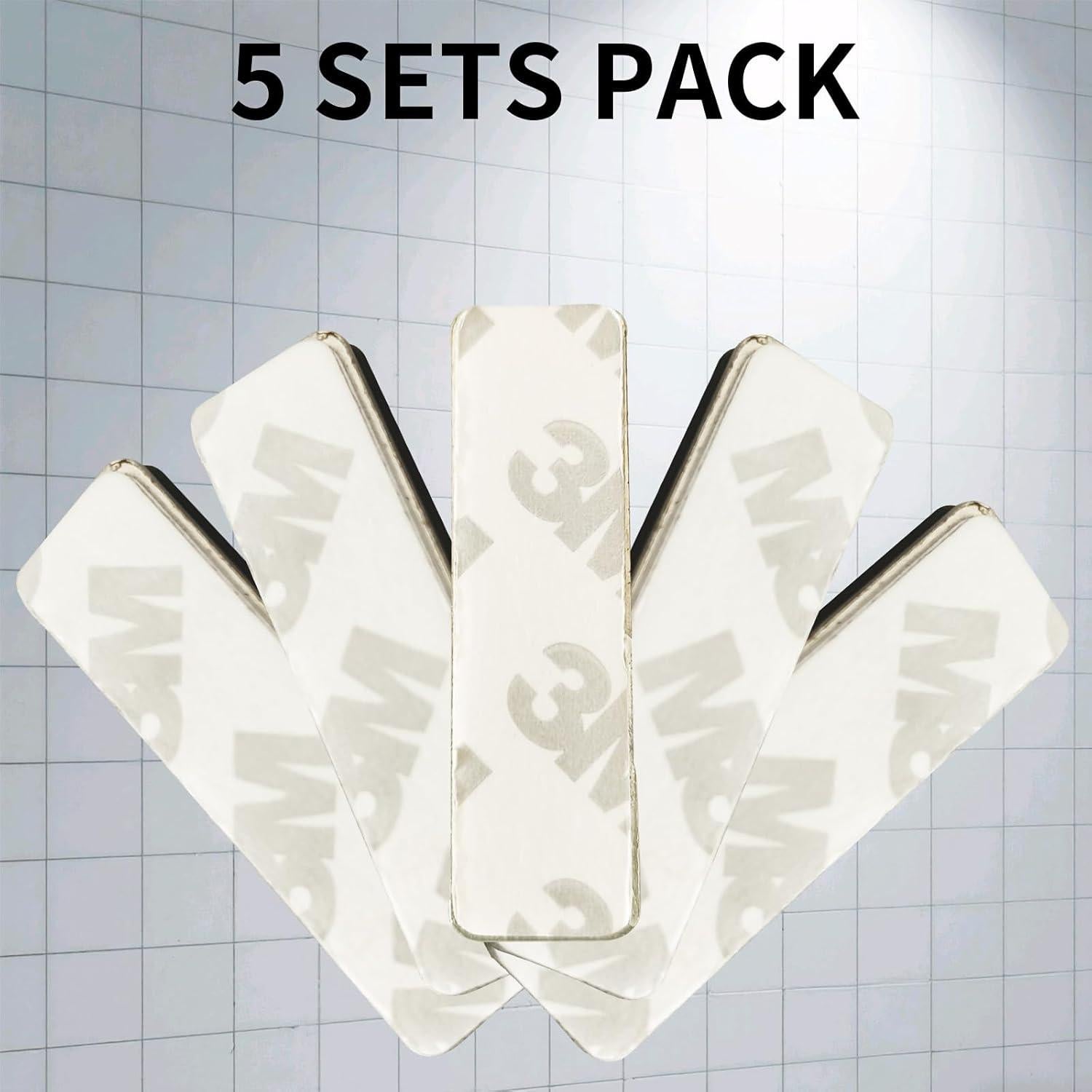 Paquete de 5 Imanes Magnéticos OLPDDZ con Adhesivo 3M Negro