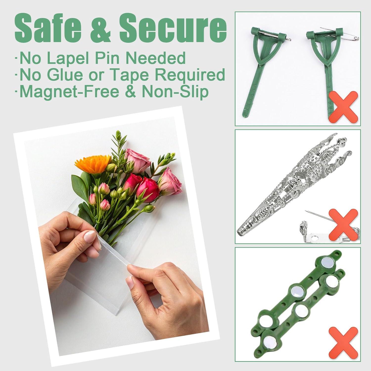 Funda de Boutonniere de Plástico para Traje - Holder Universal