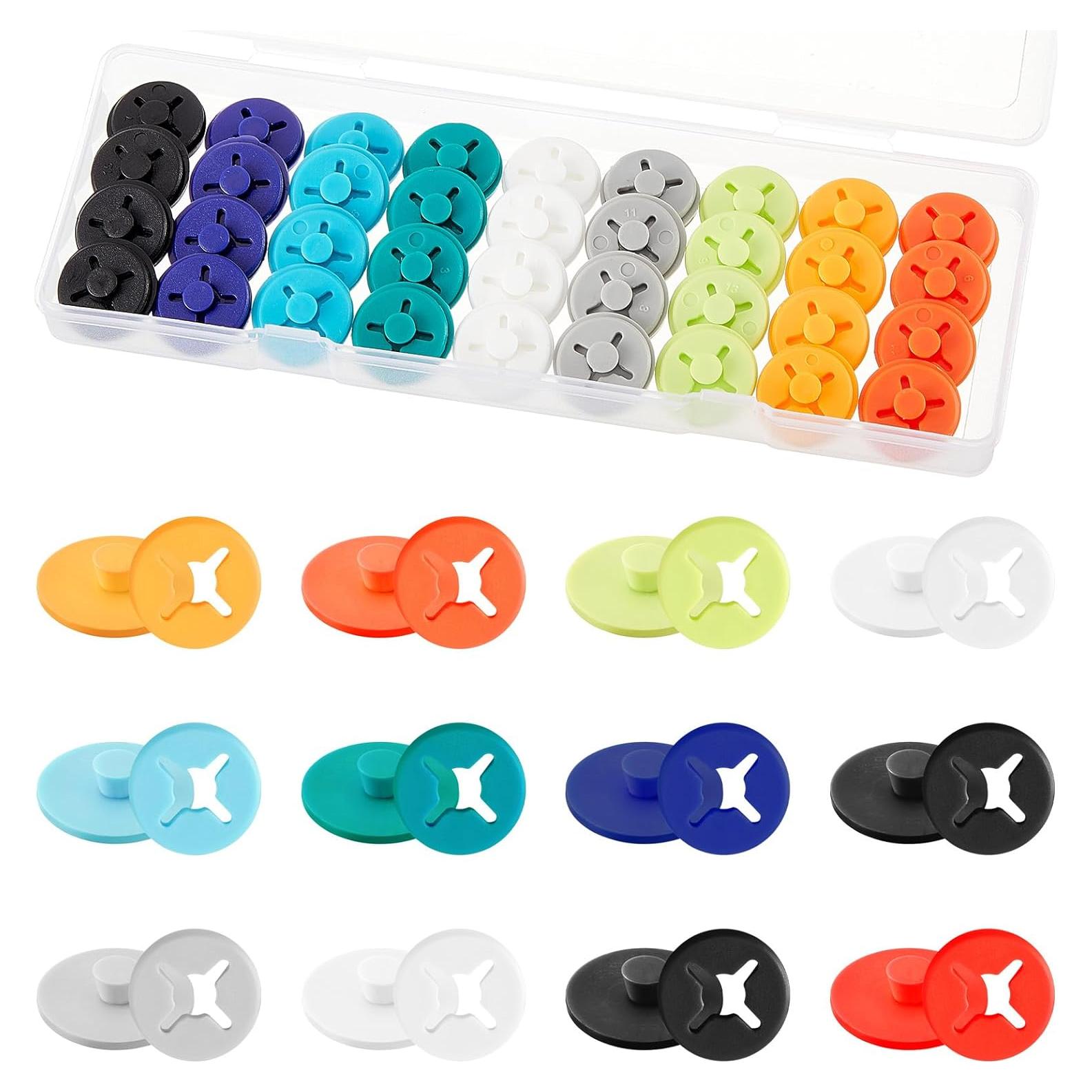 Clips para Número de Carrera Juexica KM2473 - 12 Piezas