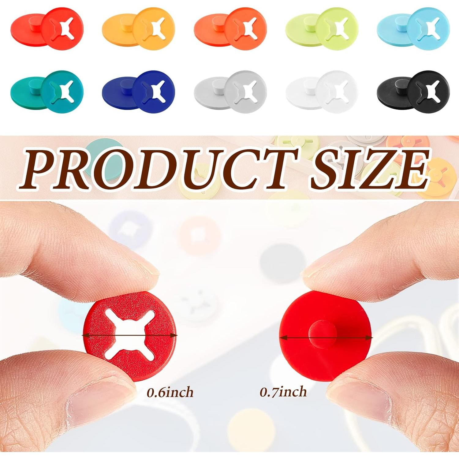 Clips para Número de Carrera Juexica KM2473 - 12 Piezas